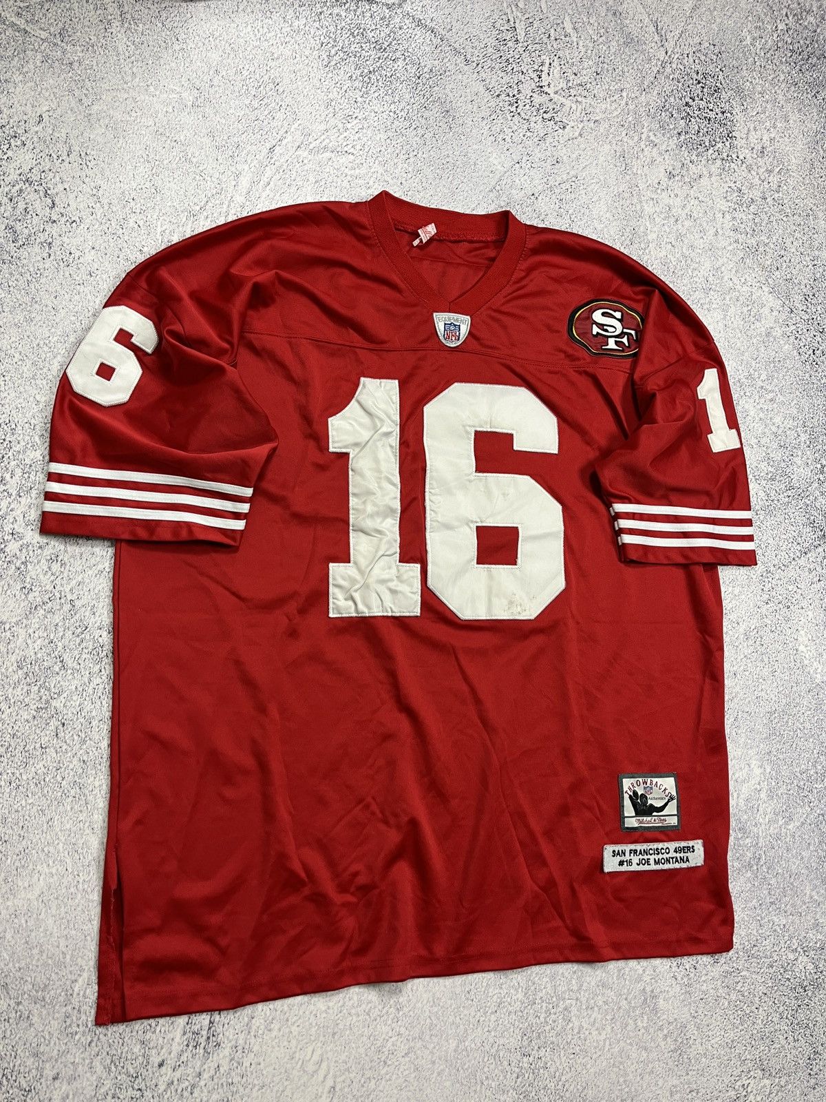 Mitchell & Ness × NFL × Vintage Vintage 90’s Joe Montana #16 San Francisco 49ers Jersey Size US XXL / EU 58 / 5 - 3 Thumbnail