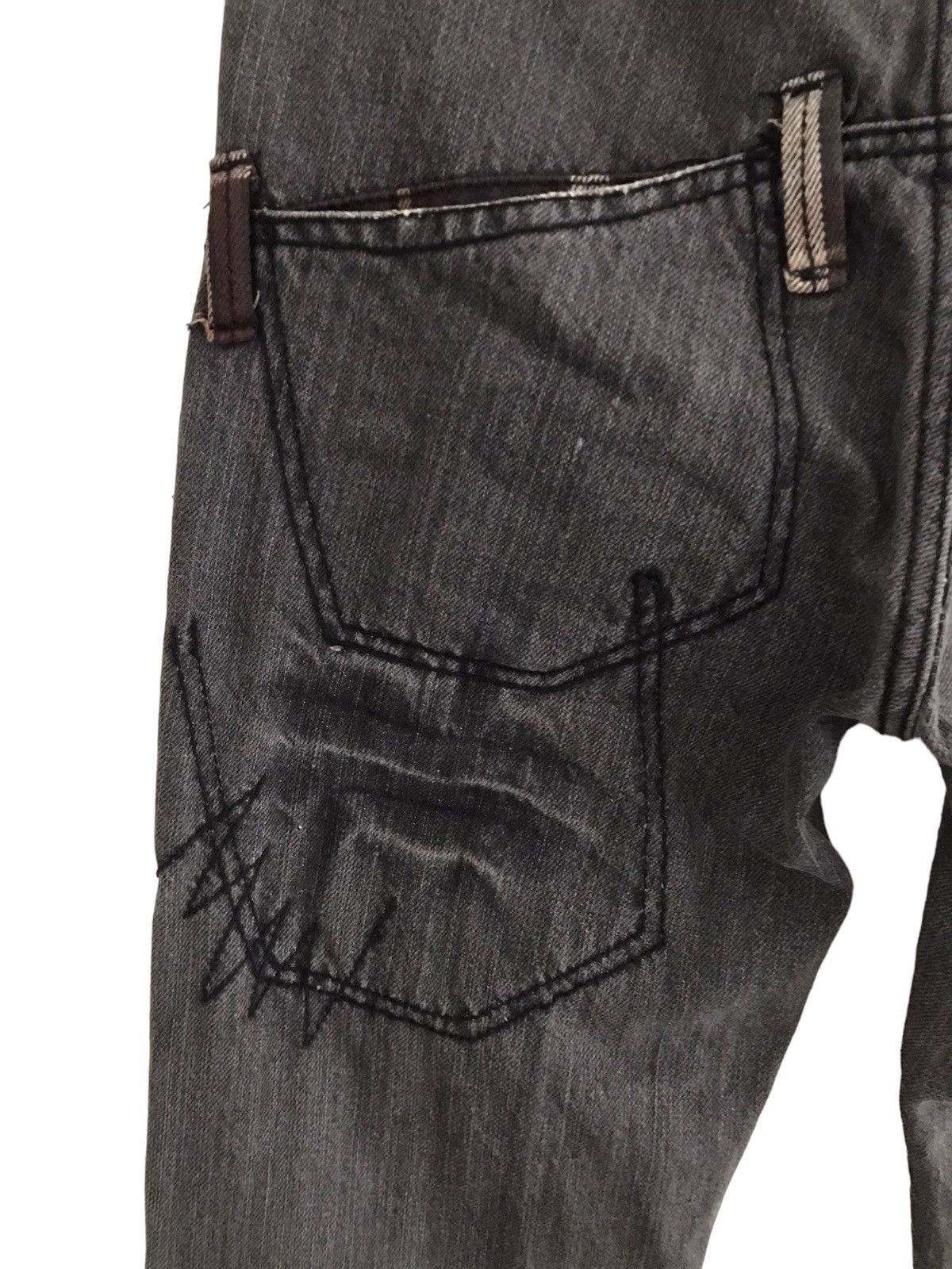 Japanese Brand Spiff Bullitt Rock Resound Through Your Heart Denim Jeans Size US 32 / EU 48 - 16 Thumbnail