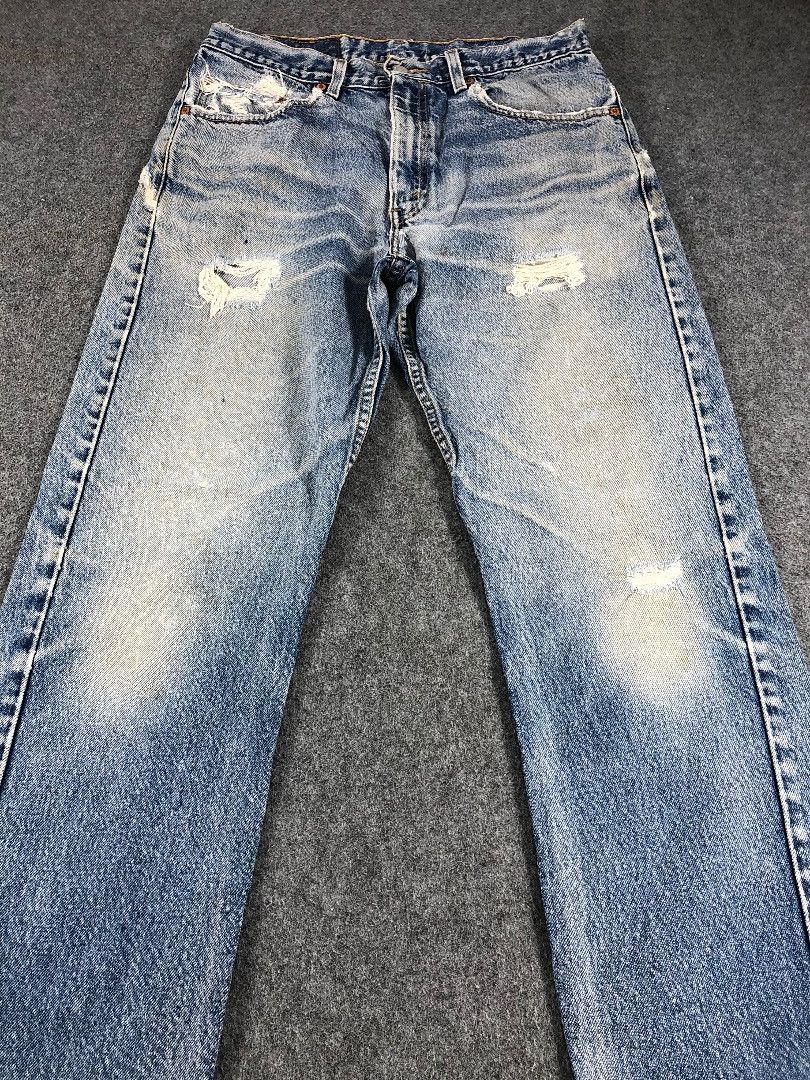 Levi's Vintage 90s Light Wash Levis 505 Jeans-JM682 Size US 32 / EU 48 - 3 Thumbnail