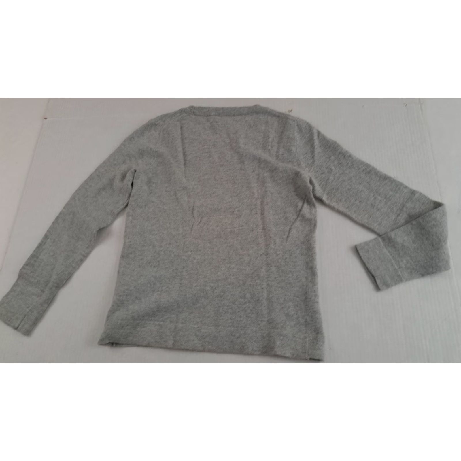 J.Crew VINTAGE J.CREW Sweater Teddie Merino Wool Gray Woman sz Small Pullover Long Sleeve Regular Knit Size S / US 4 / IT 40 - 5 Thumbnail