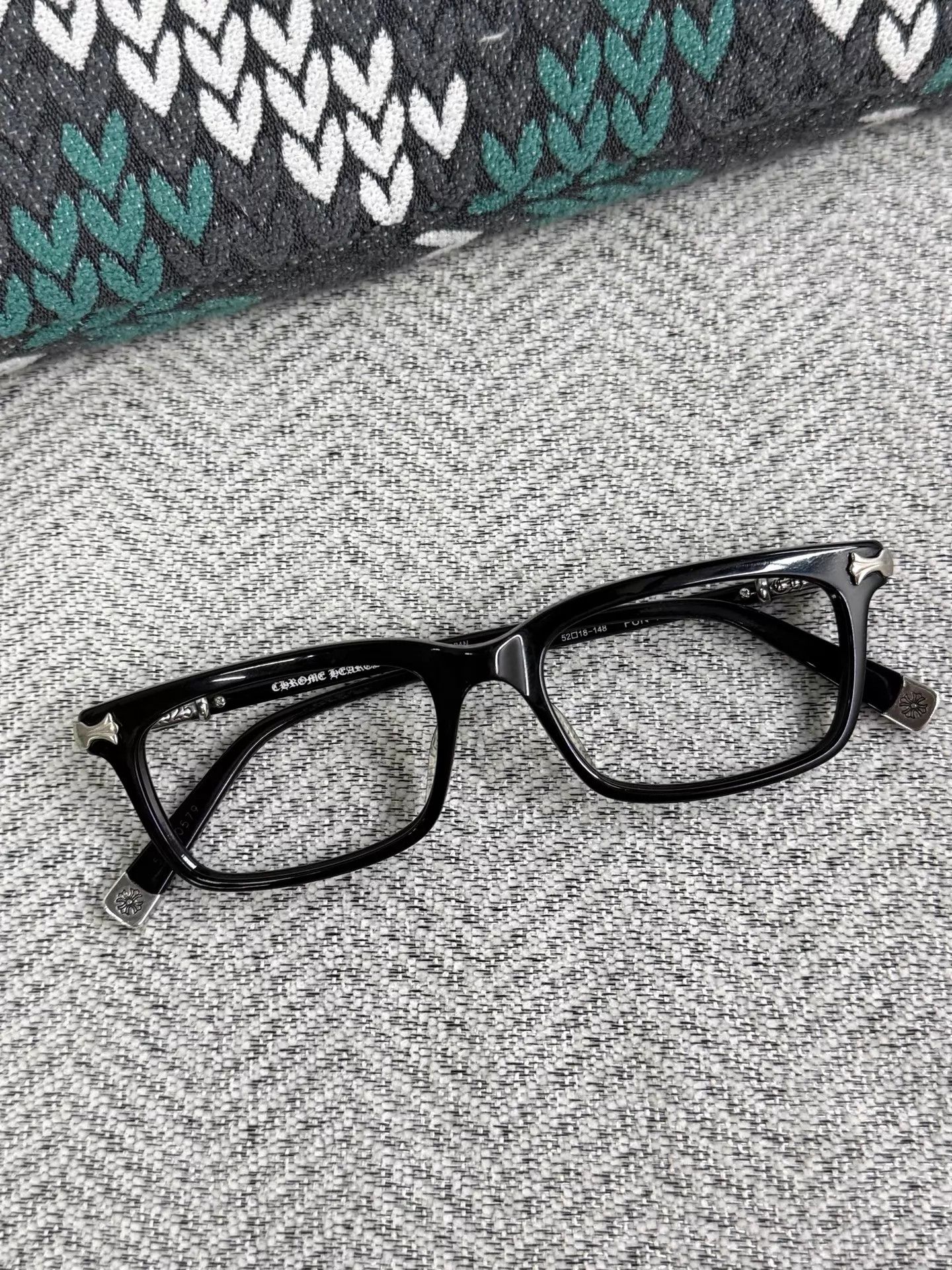 Chrome Hearts Chrome Hearts Black Cross Frames New Size ONE SIZE - 2 Thumbnail