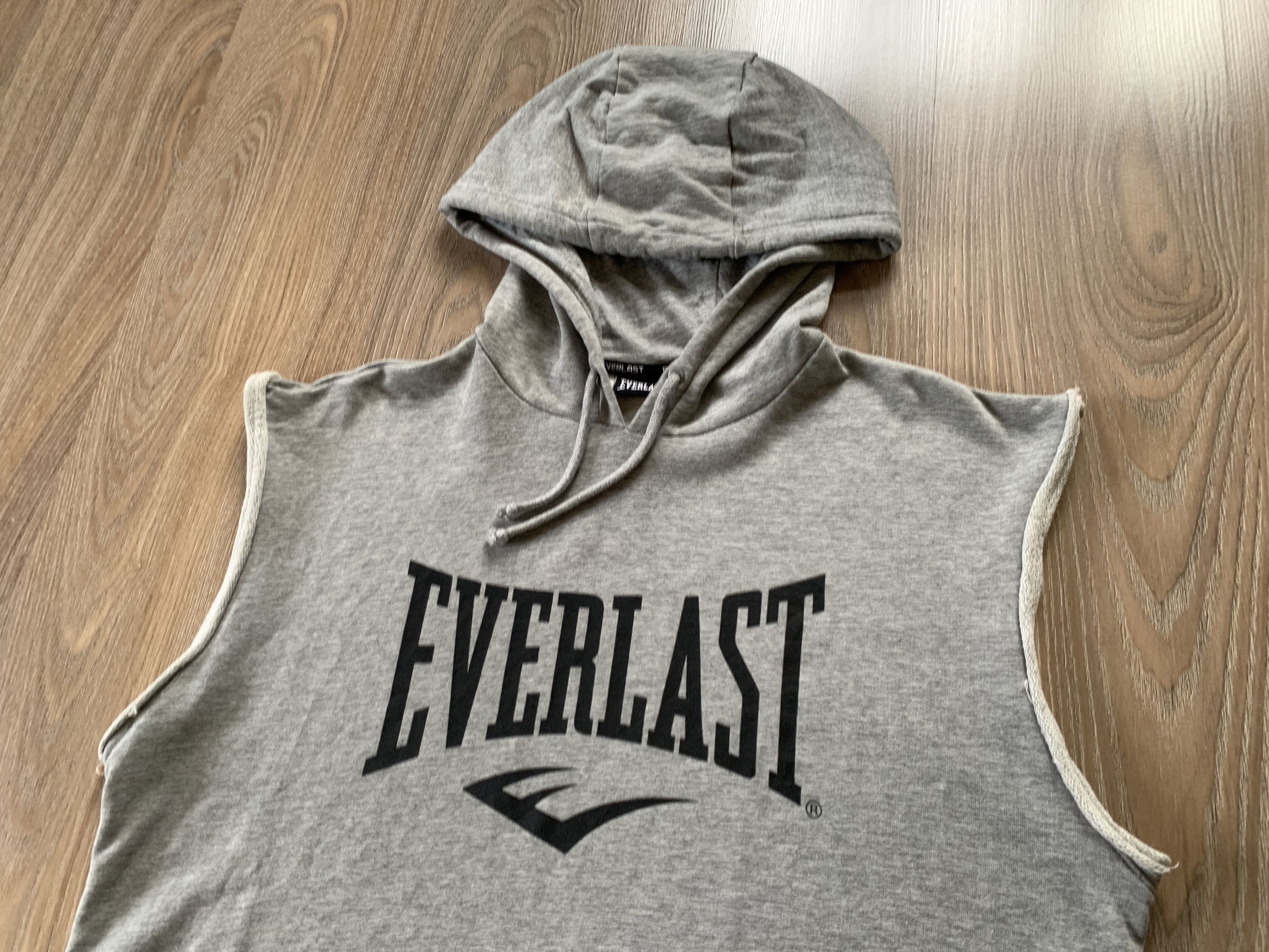 Everlast × Vintage Everlast Heavy Cotton Printed T-Shirt With Hood Size US XL / EU 56 / 4 - 4 Thumbnail