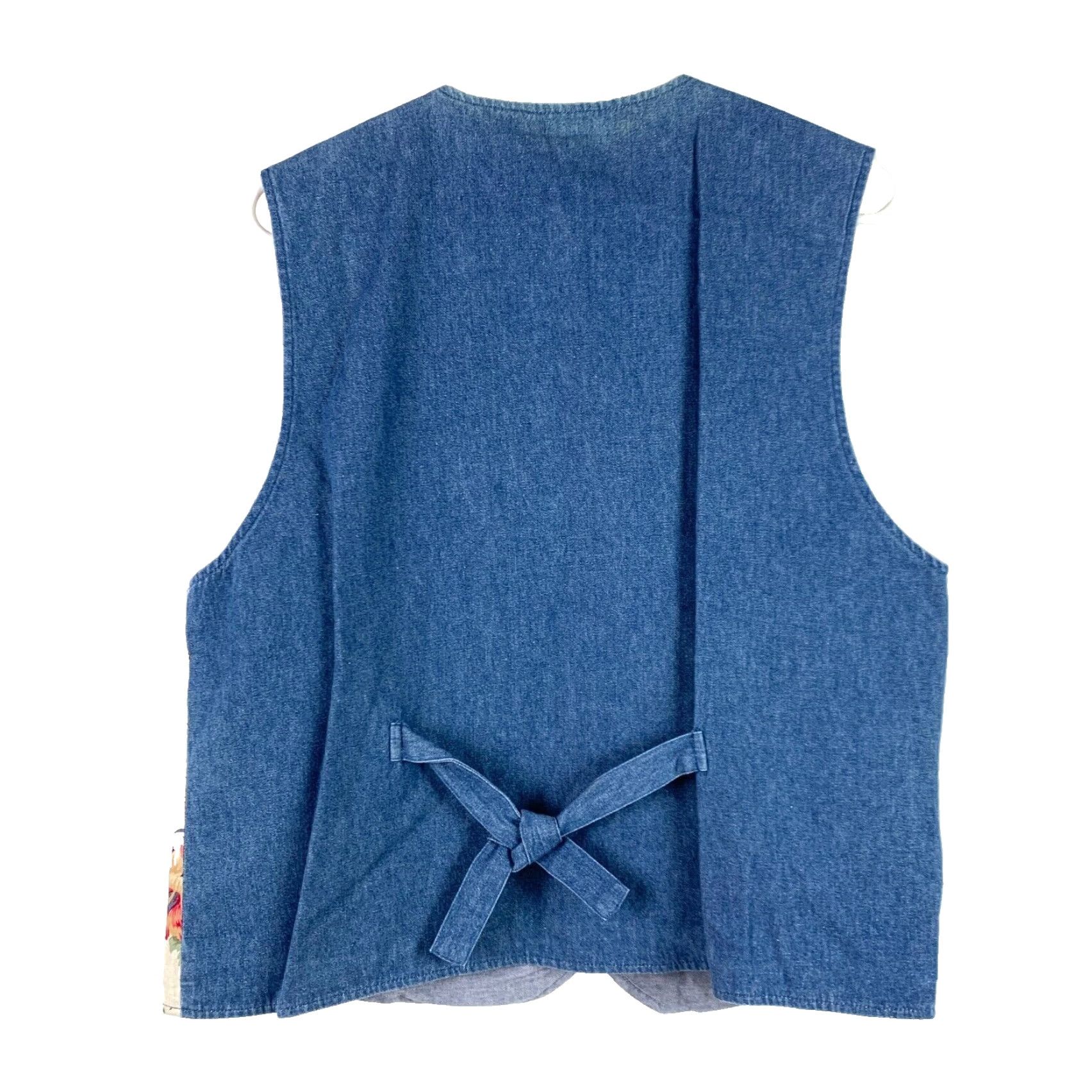 Vintage VINTAGE Koret City Blues Denim Vest Boho Patchwork Quilted Large Size L / US 10 / IT 46 - 4 Thumbnail
