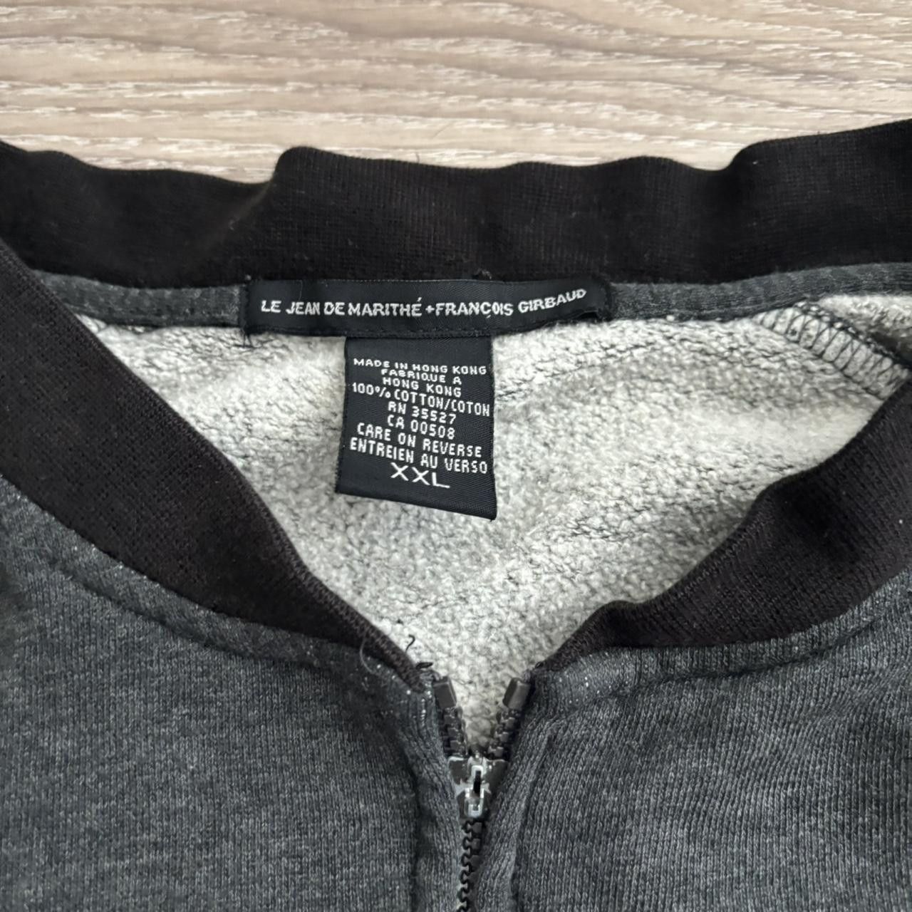 Marithe + Francois Girbaud Crazy Vintage Y2K/2000s Marithe + Francois Girbaud Zip Up Sweatshirt! Size 2XL Size US XXL / EU 58 / 5 - 7 Thumbnail