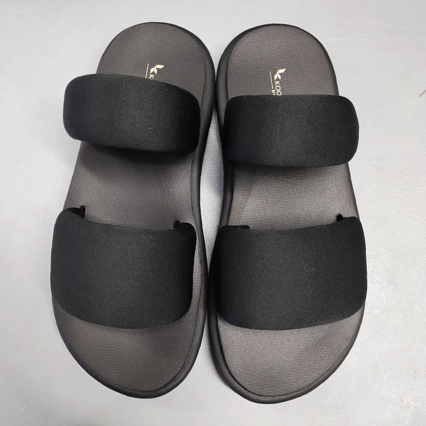 Ugg UGG Koolaburra Alane Slide Sandals Womens US 7 Black Comfort Open Toe Slip On SHOE Size US 7 / IT 37 - 6 Thumbnail
