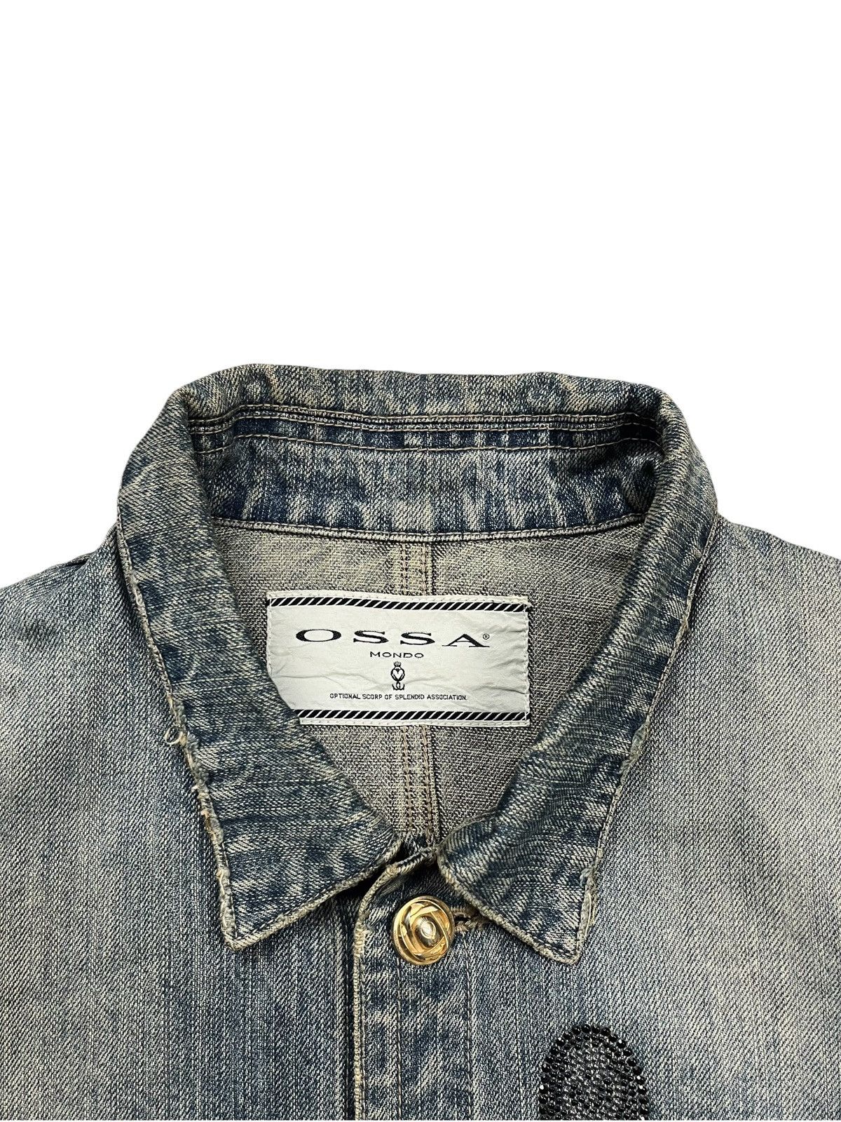 If Six Was Nine 2004 Ossa Mondo - Poseidon Type B1 Mud Wash Denim Size US M / EU 48-50 / 2 - 8 Thumbnail