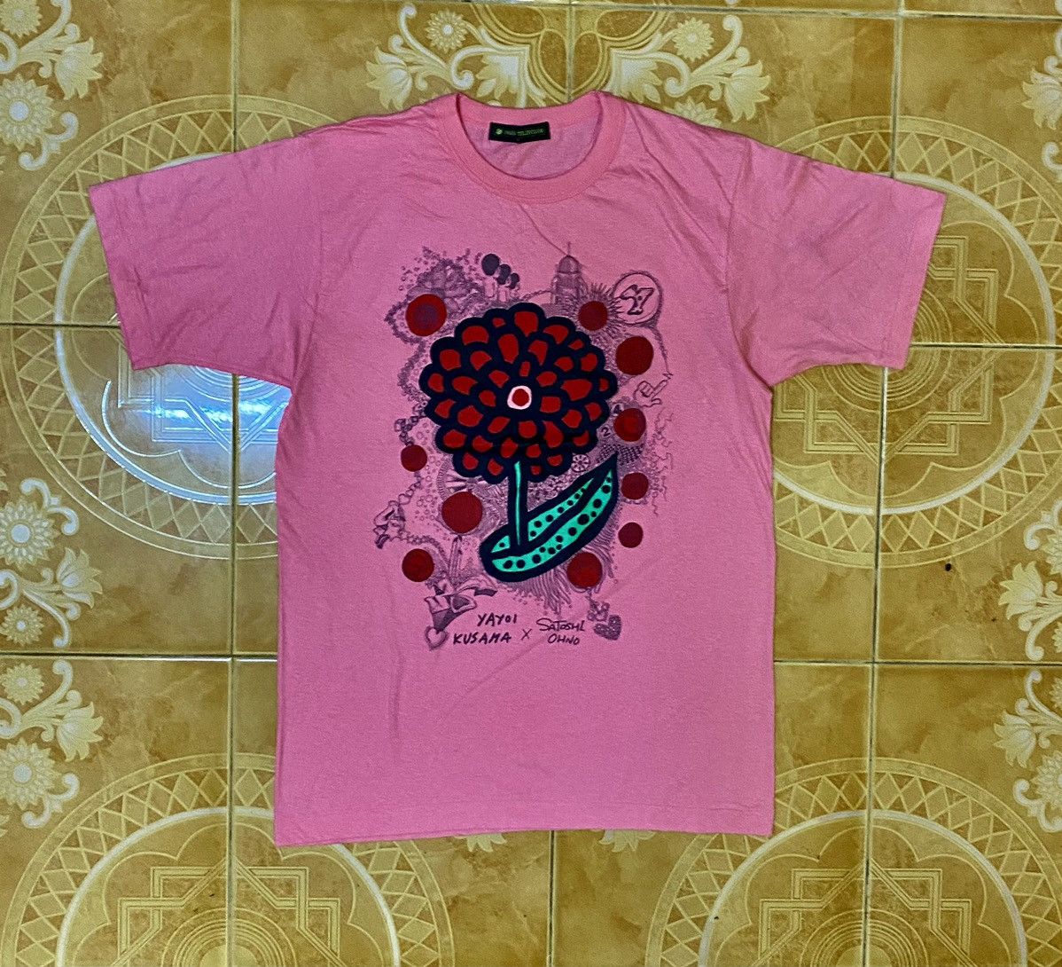 Japanese Brand × Yayoi Kusama 24 hour television yayoi kusama X satoshi ohno floral tee Size S / US 4 / IT 40 - 1 Thumbnail