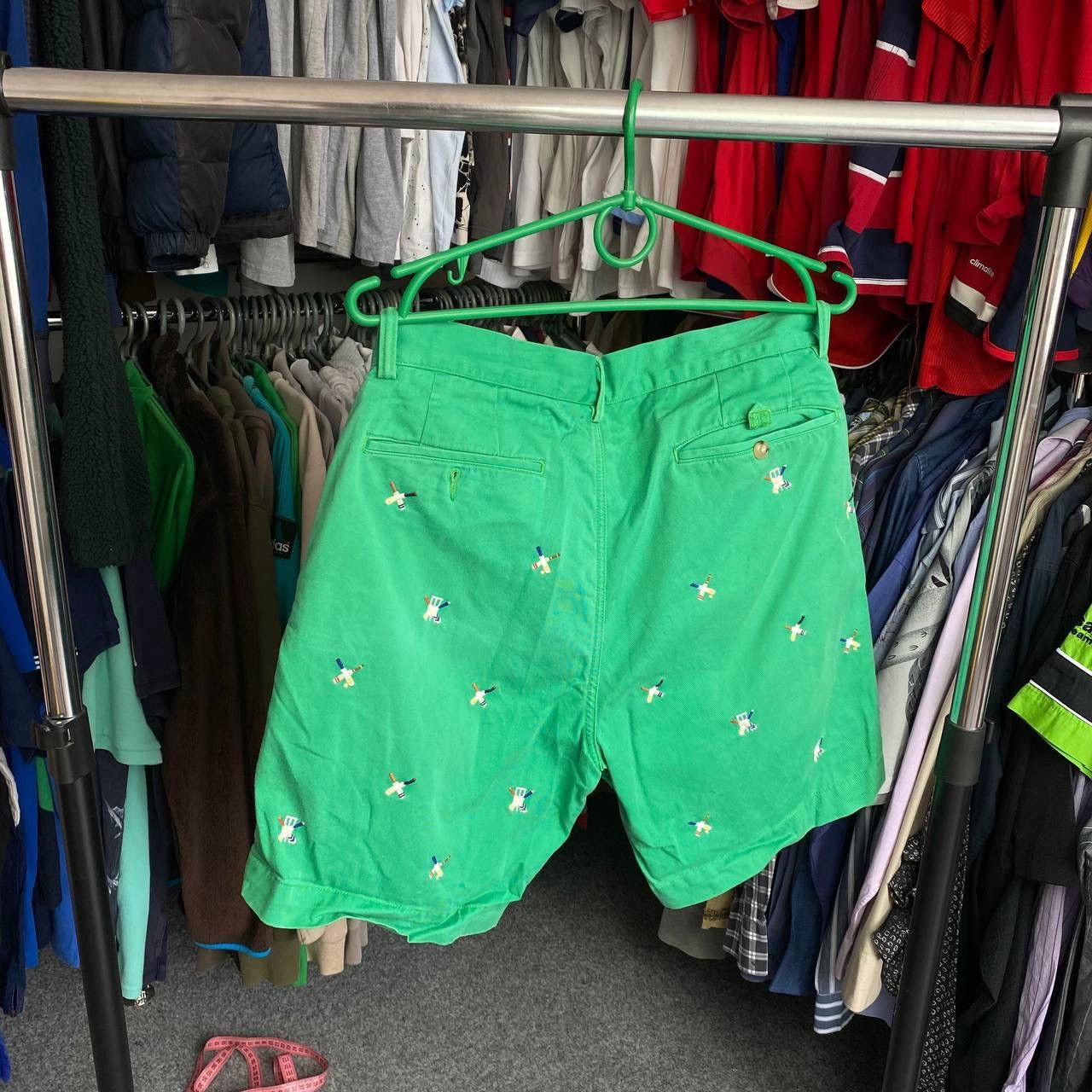 Polo Ralph Lauren × Vintage Vintage Polo Ralph Lauren Monogrammed luxury shorts Size US 34 / EU 50 - 8 Thumbnail
