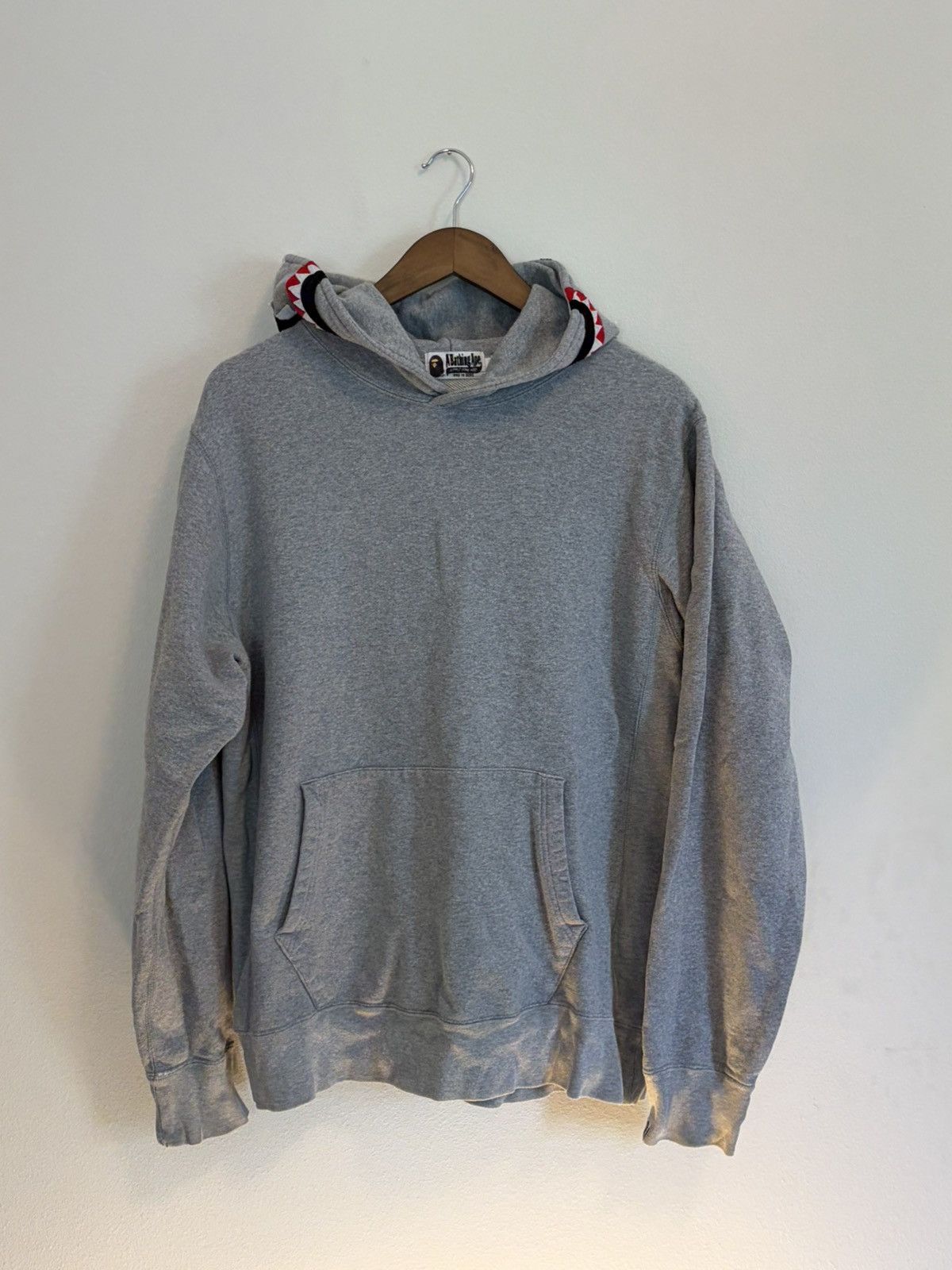 Bape BAPE Shark Hoodie Grey WGM Tiger Camo Authentic Size US L / EU 52-54 / 3 - 1 Thumbnail