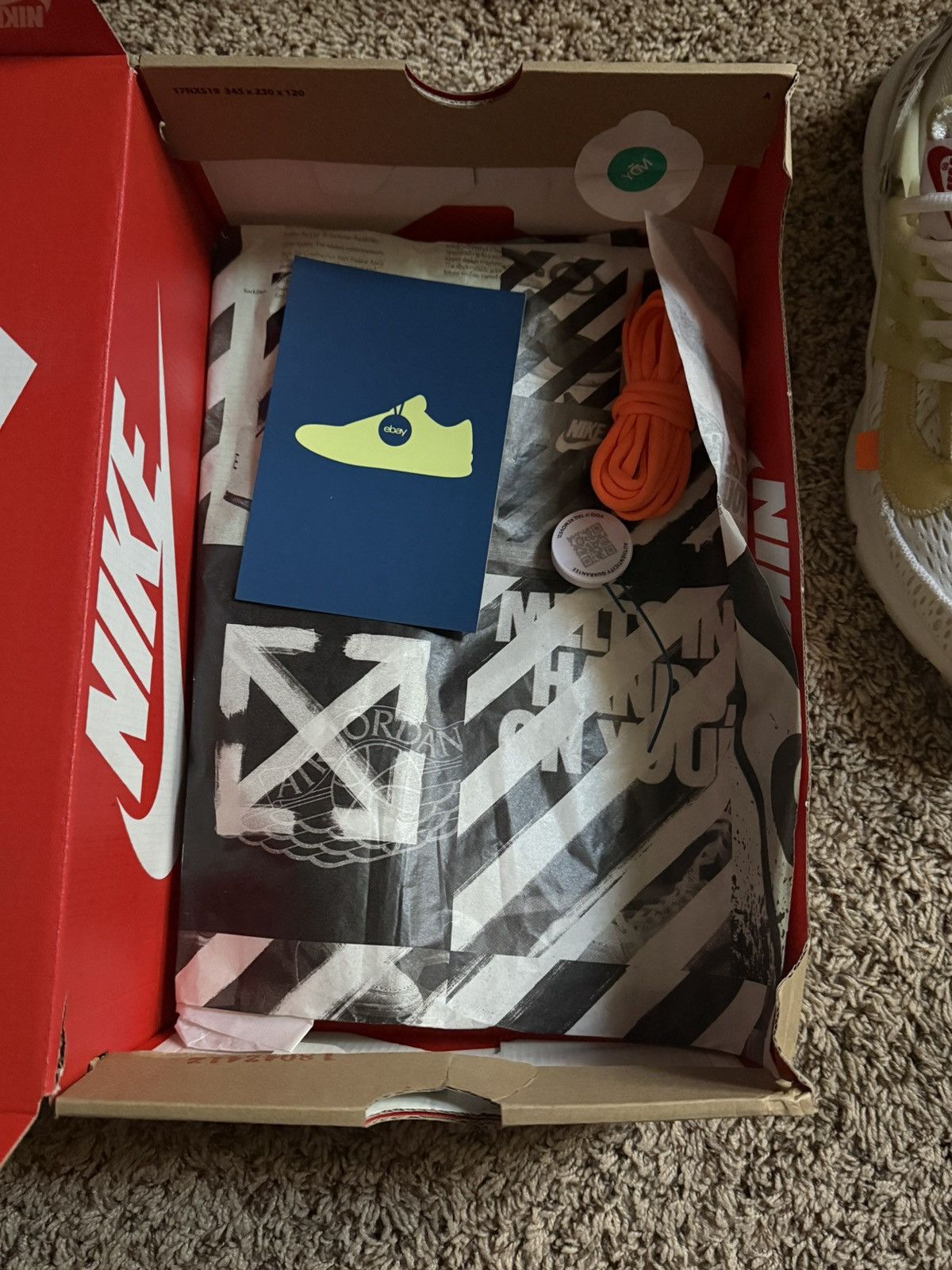 Nike × Off-White Off White Nike Presto White Size US 12 / EU 45 - 3 Thumbnail