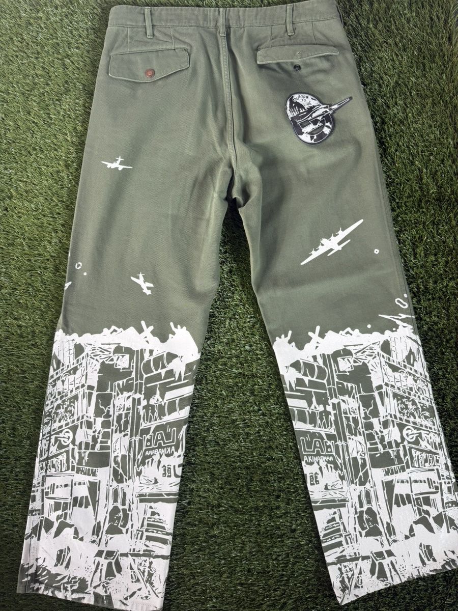 Other FORMY Studio FW20 Born To Live Graphic Pants Olive XL Size US 38 / EU 54 - 13 Thumbnail
