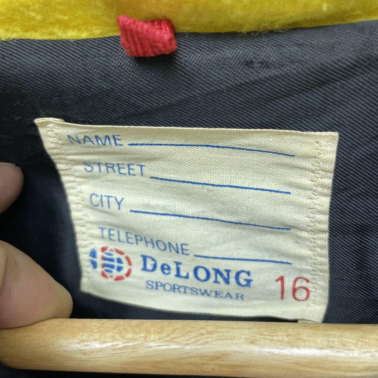 Delong 💥Vintage Delong Wool Varsity Sailor Collar Jacket Embroider Size US S / EU 44-46 / 1 - 10 Thumbnail