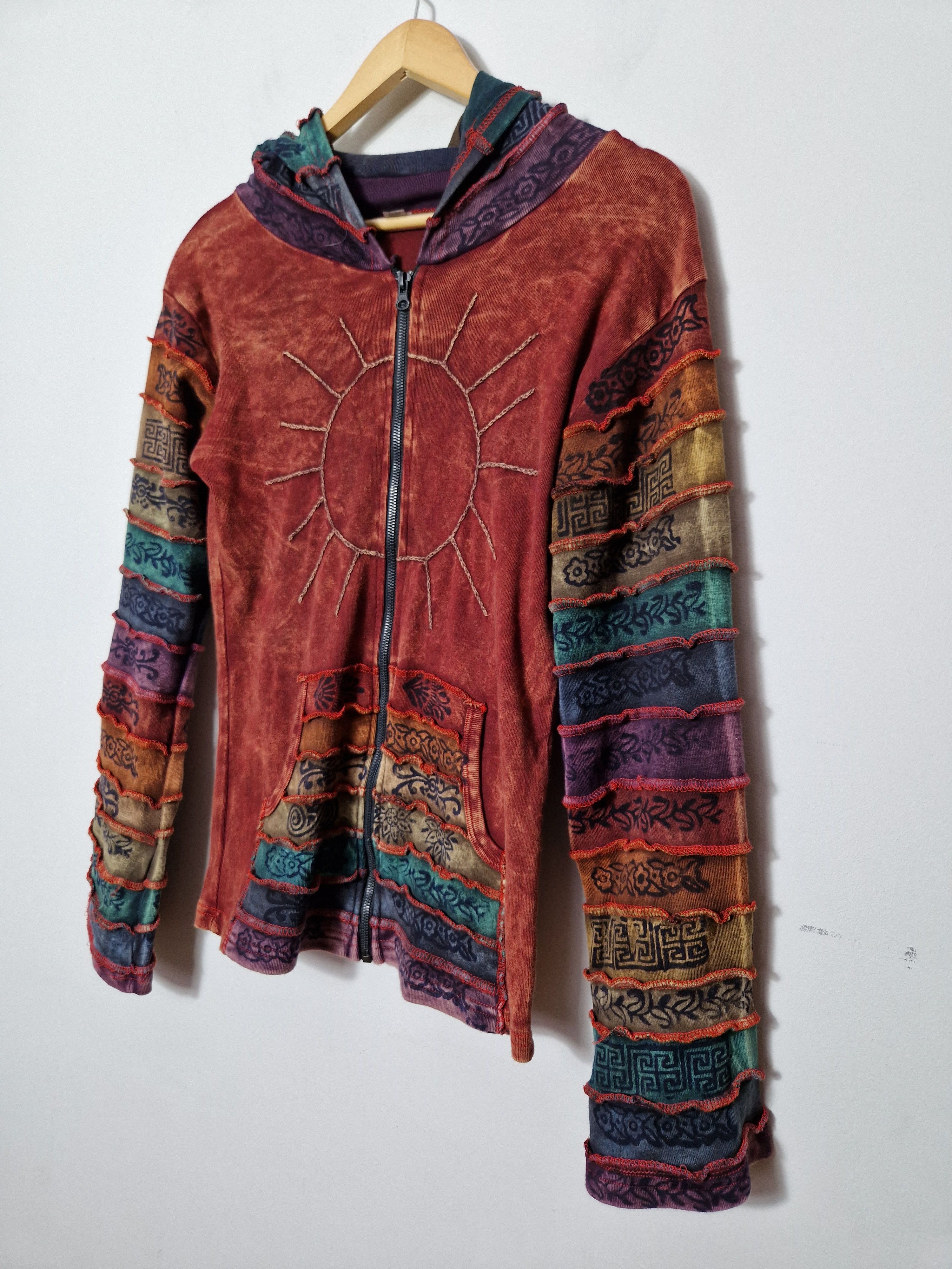 Vintage vintage zip ed hardy gaultier style hippie mesh y2k zip Size M / US 6-8 / IT 42-44 - 9 Thumbnail