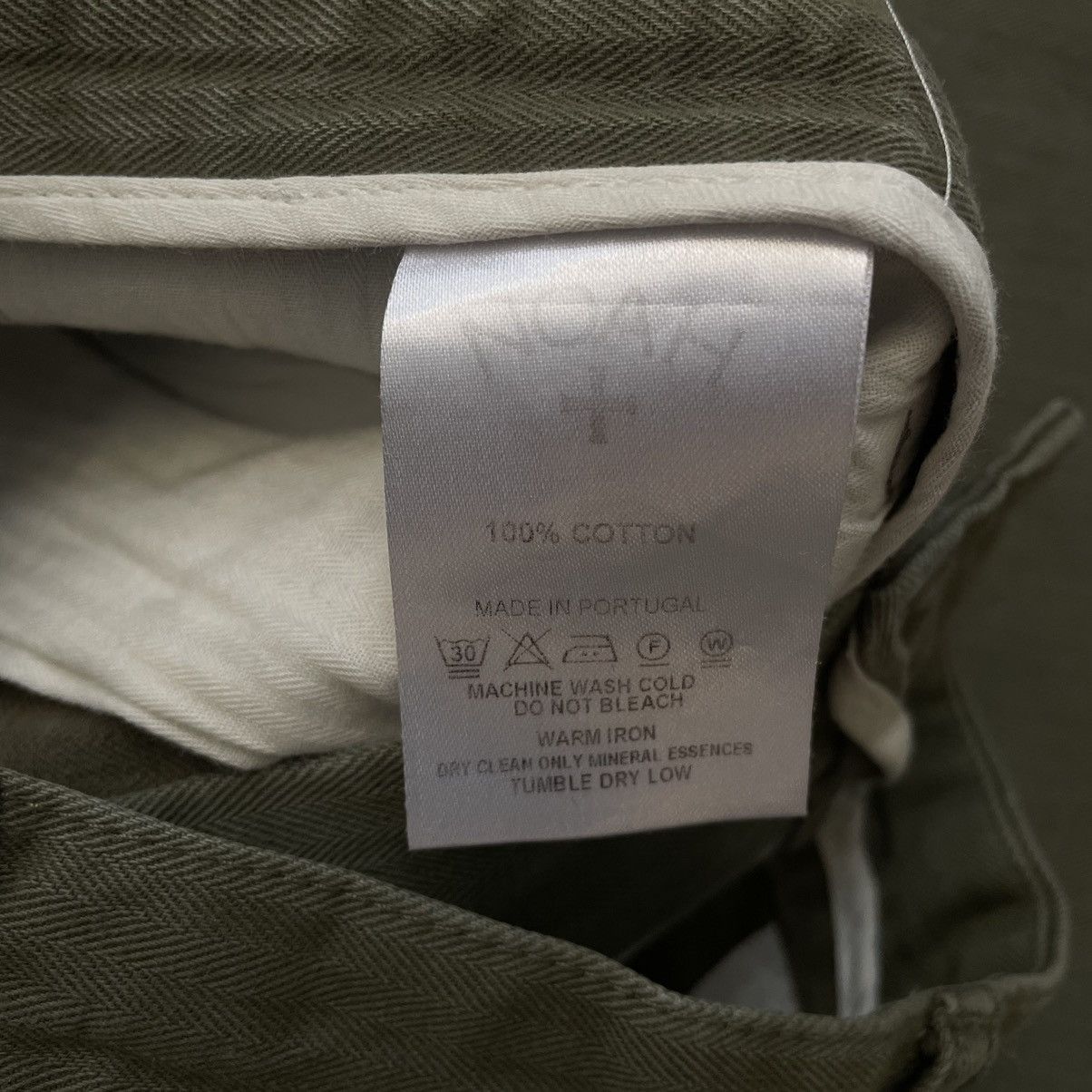 Noah Noah Double Pleated Army Green Pants Size US 32 / EU 48 - 5 Thumbnail
