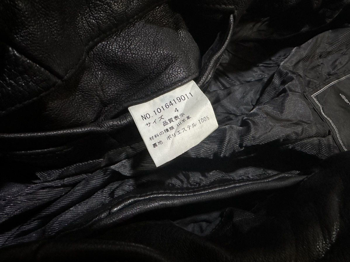 Tete Homme 🔥Y2K Archived Tete Homme Goat Leather Biker Jacket Goth Punk Size US XS / EU 42 / 0 - 10 Thumbnail
