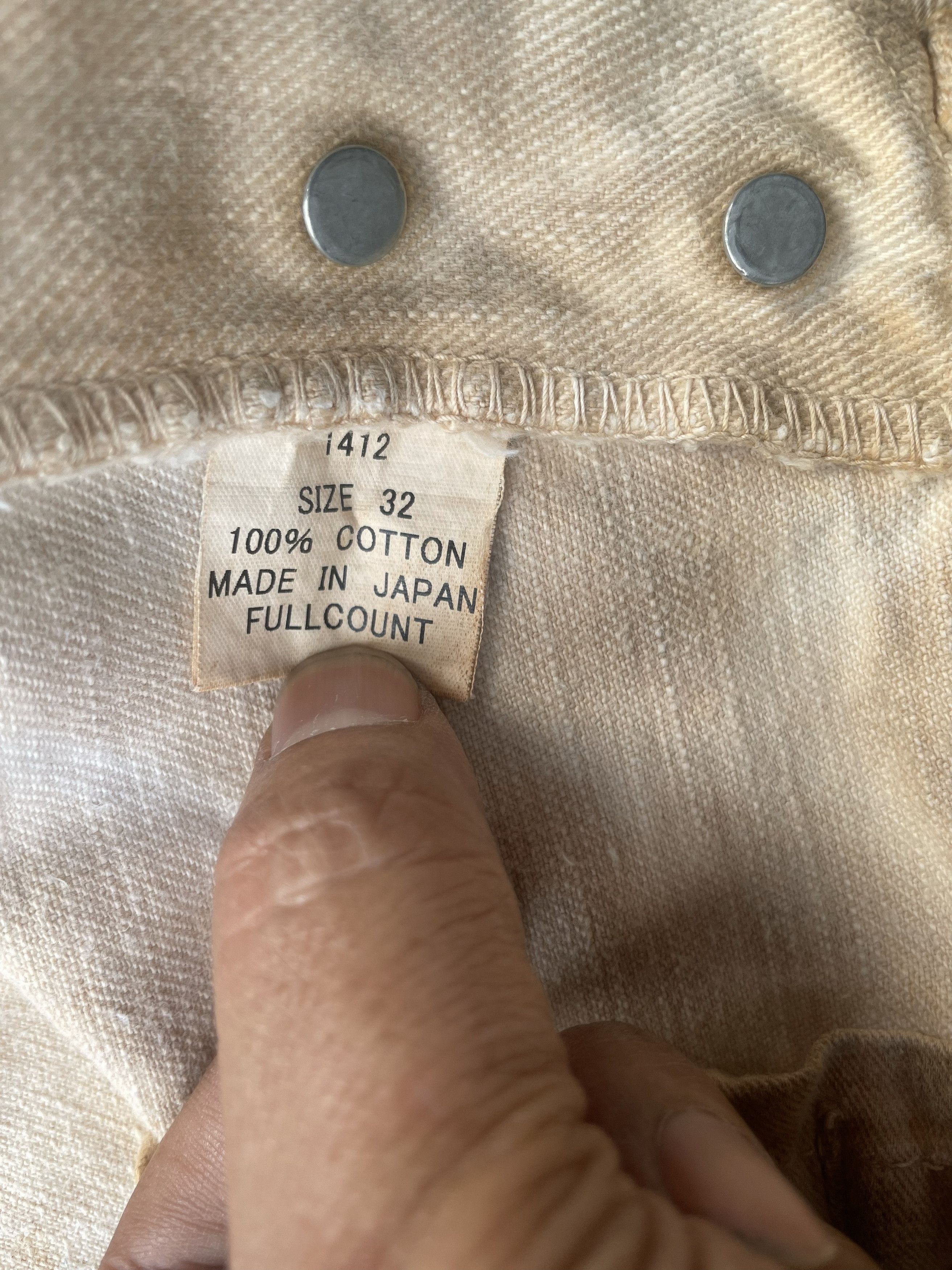 Full Count & Co. Vintage Japan Full Count Jeans Size US 32 / EU 48 - 10 Thumbnail