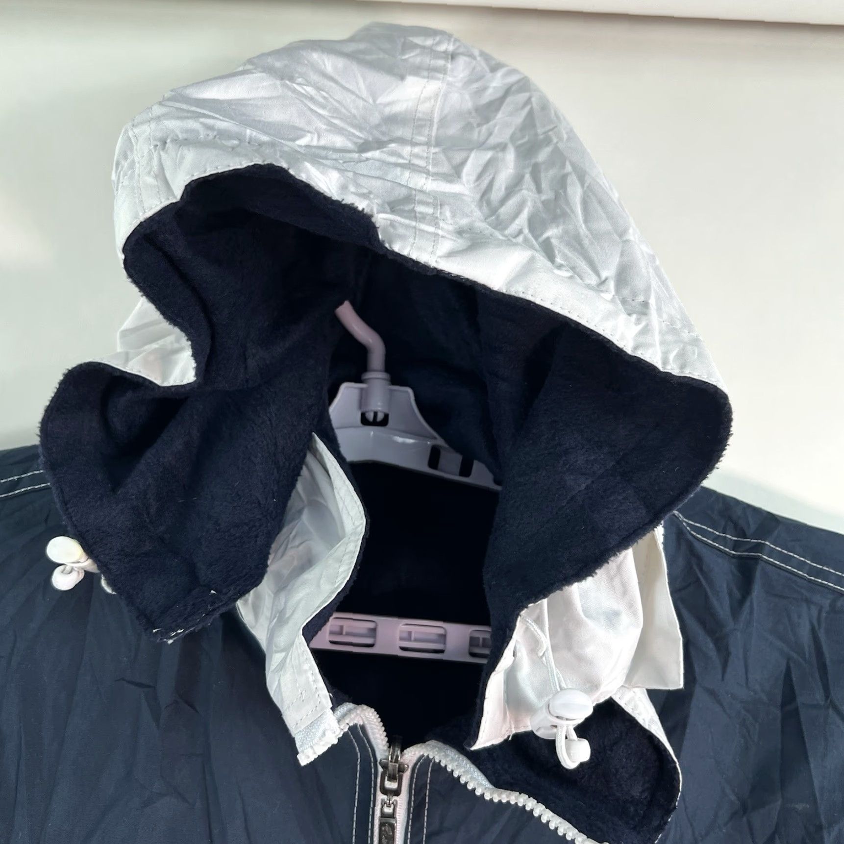 Vintage Saint Michaels Maryland Reversible Sail Jacket Men’s XL White Blue Fleece Embroidered 3-in-1 Jacket Size US XL / EU 56 / 4 - 4 Thumbnail