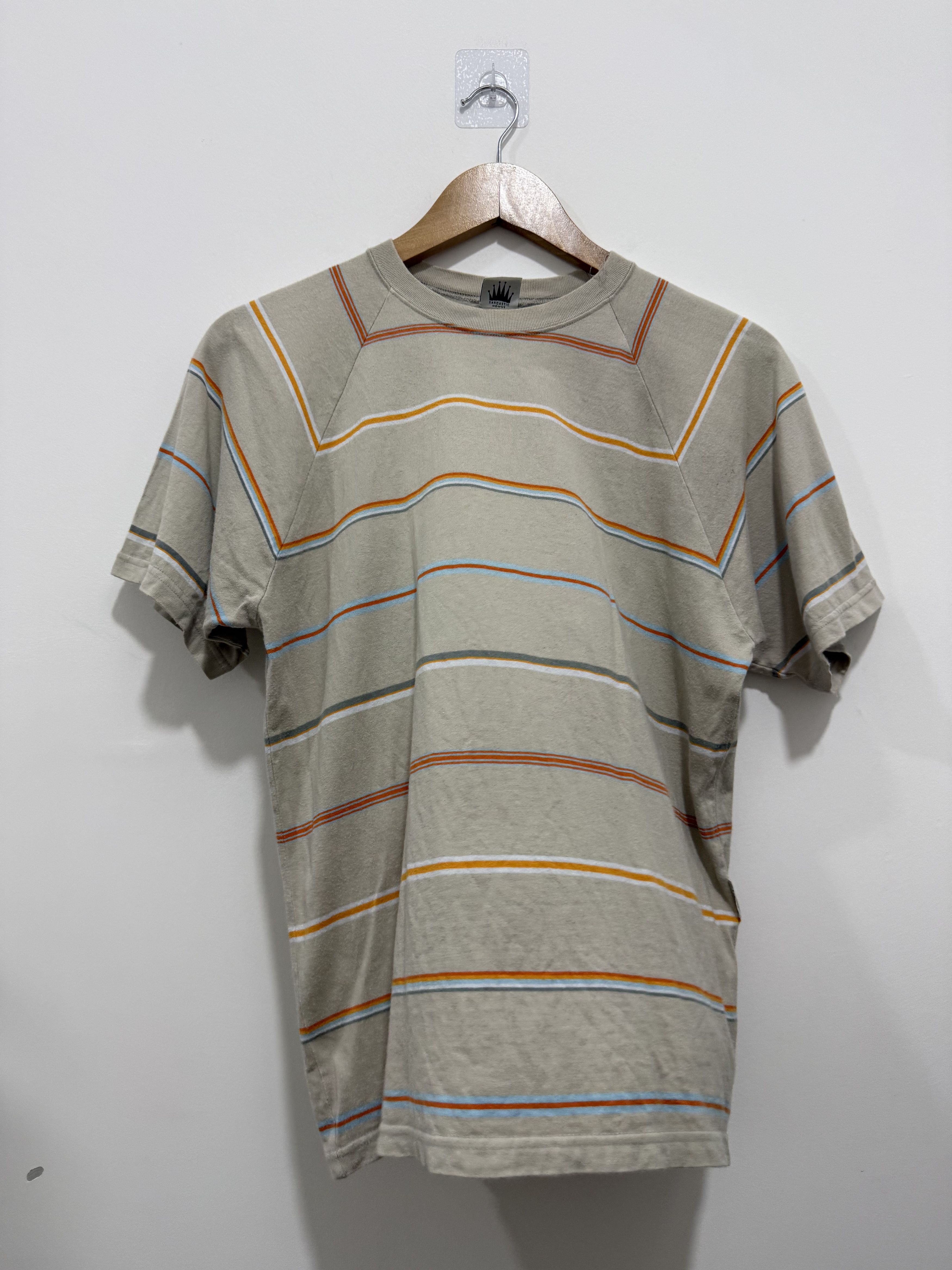 Japanese Brand Vtg Sarcastic Homme Raglan Stripe Tee Size US S / EU 44-46 / 1 - 1 Thumbnail