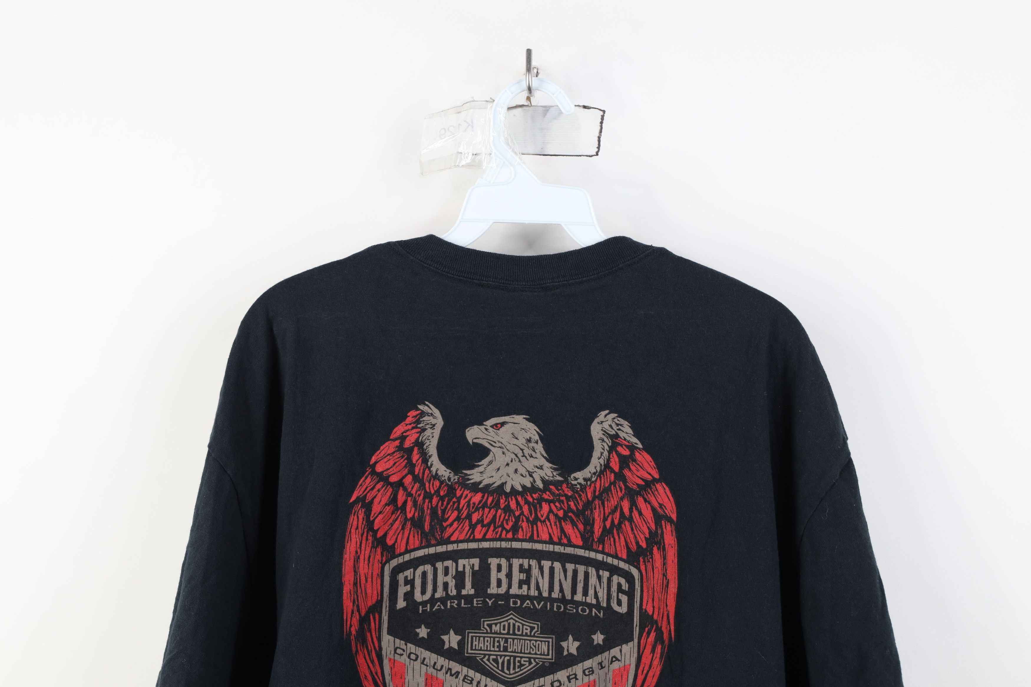 Harley Davidson Harley Davidson Spell Out Fort Benning Eagle T-Shirt Black Size US L / EU 52-54 / 3 - 14 Thumbnail