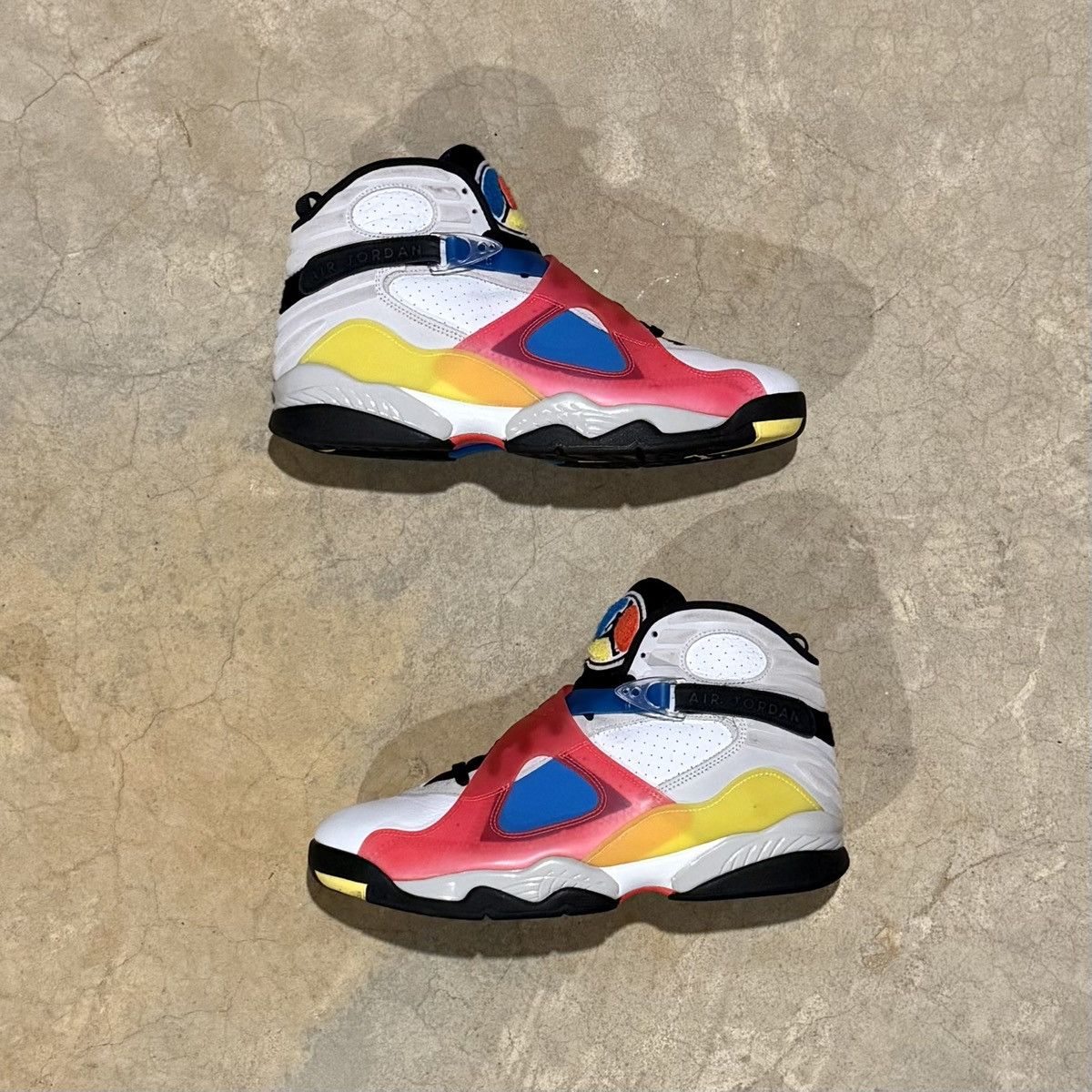 Jordan Brand Air Jordan 8 SP Retro SE White Multicolor 2019 US 11 Size US 11 / EU 44 - 3 Thumbnail