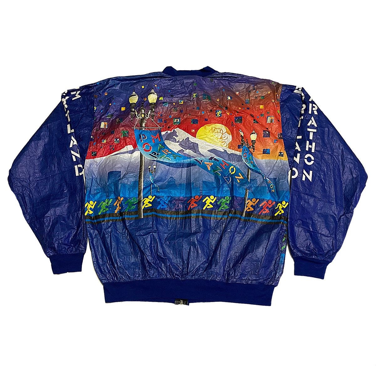 Vintage Vintage Portland Marathon Jacket Size US L / EU 52-54 / 3 - 2 Thumbnail