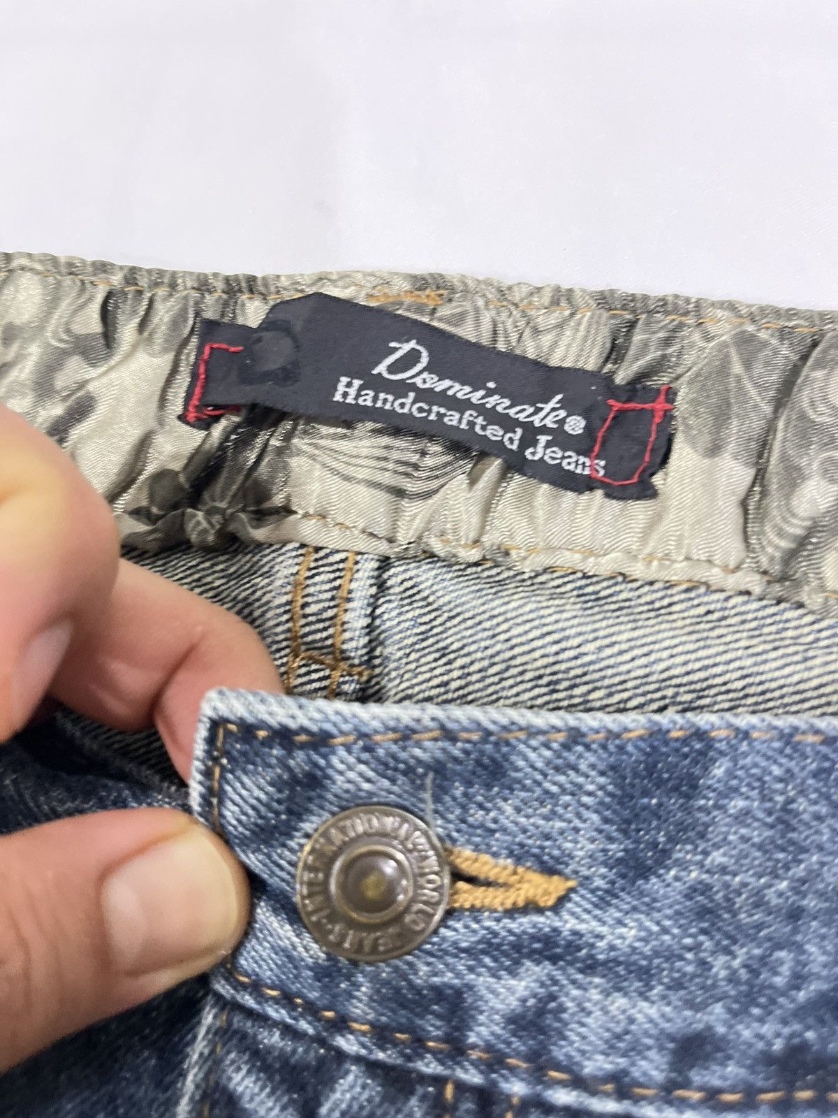 Other Japanese Fish Koi Dominate Embrodery Double Pocket Jeans Size US 40 / EU 56 - 11 Thumbnail