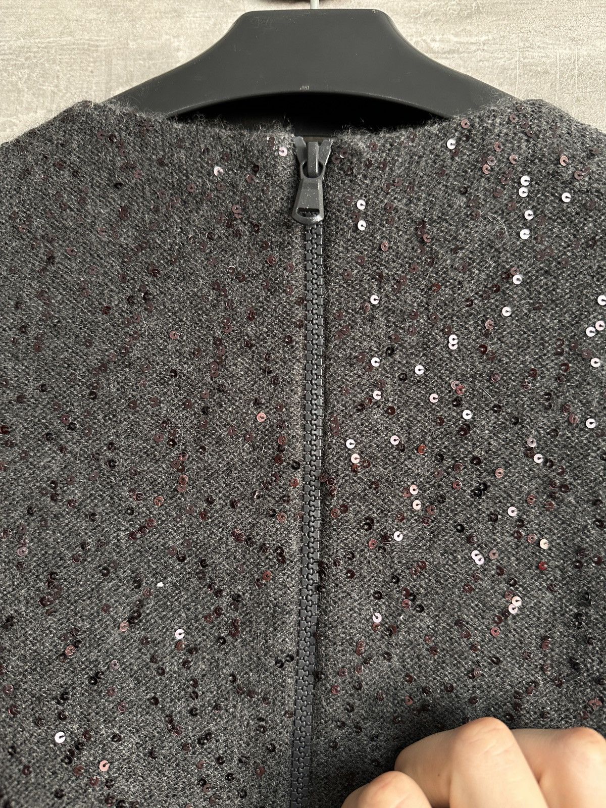 Brunello Cucinelli Brunello Cucinelli cashmere sequin knit dress Size S / US 4 / IT 40 - 3 Thumbnail