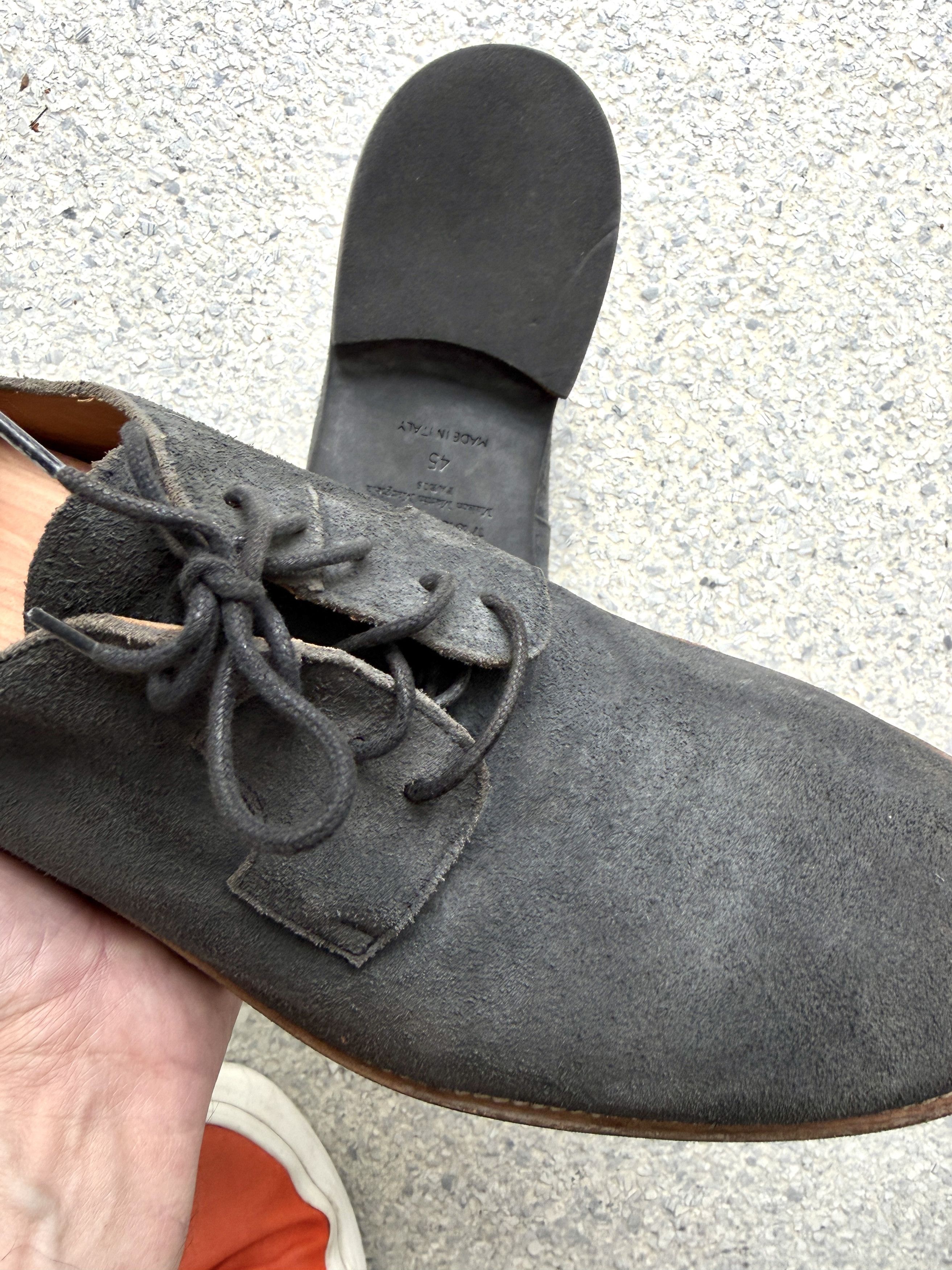 Maison Margiela Margiela Line 22 shoe black charcoal grey distressed sz 12 Size US 12 / EU 45 - 8 Thumbnail