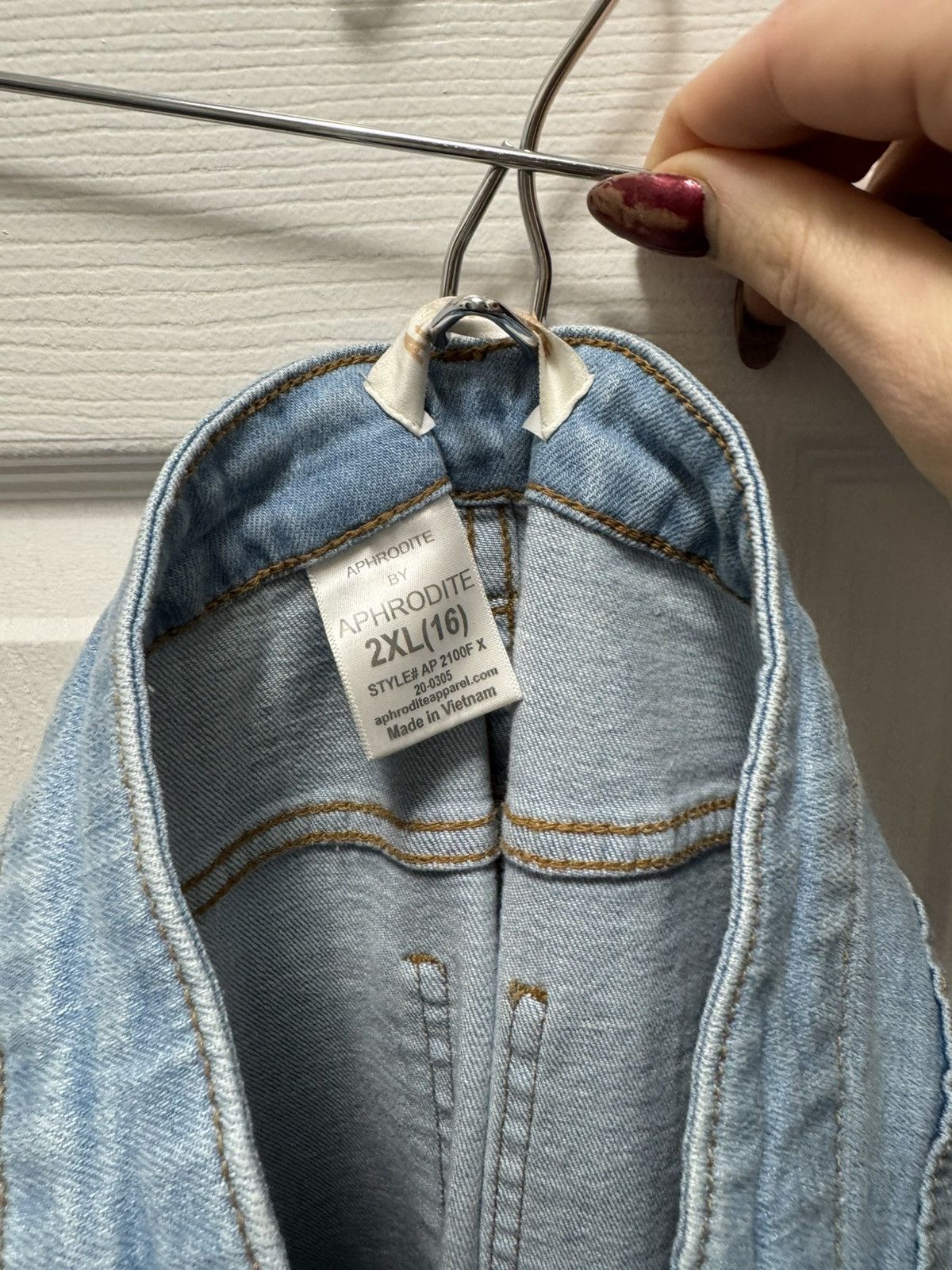 Japanese Brand Aphrodite Bolan Denim Jeans Custom Stitch Bootcut Flared Size US 38 / EU 54 - 6 Thumbnail