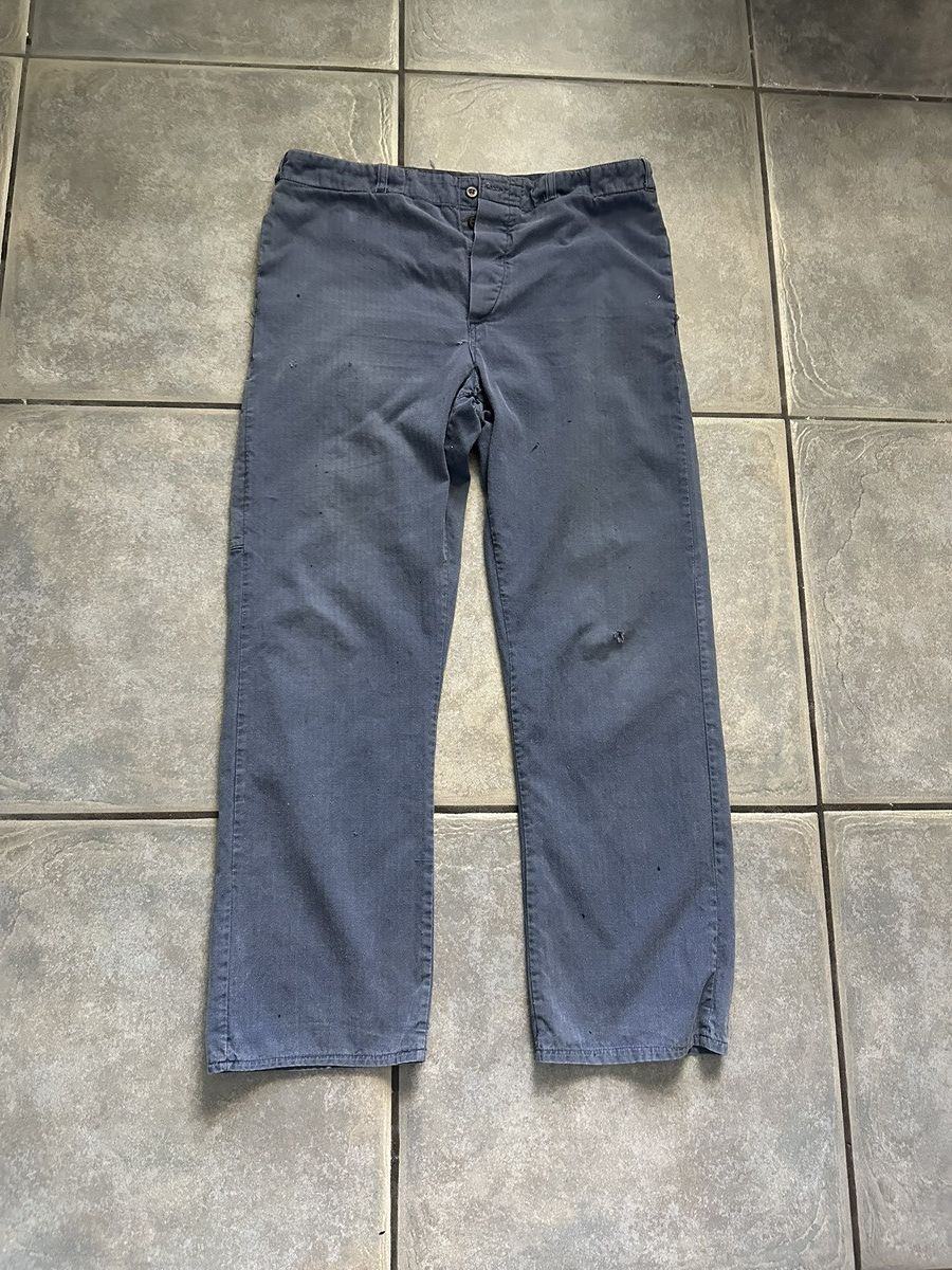 Vintage Vintage French Work Pants HBT Size US 34 / EU 50 - 1 Thumbnail