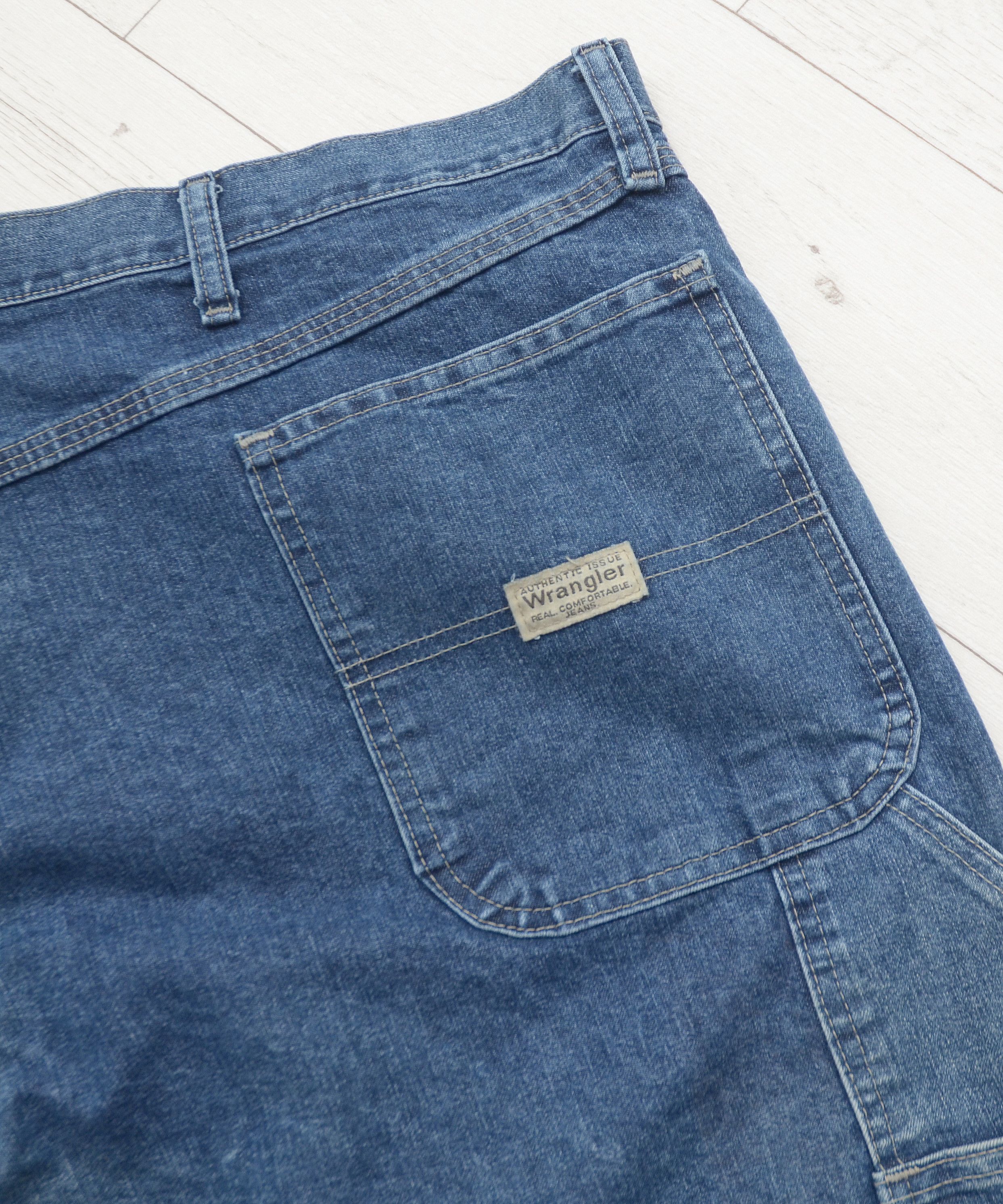 Rap Tees × Vintage × Wrangler Vintage Wrangler Carpenter Jeans Rap Pants Big size 44 Size US 44 / EU 60 - 8 Thumbnail