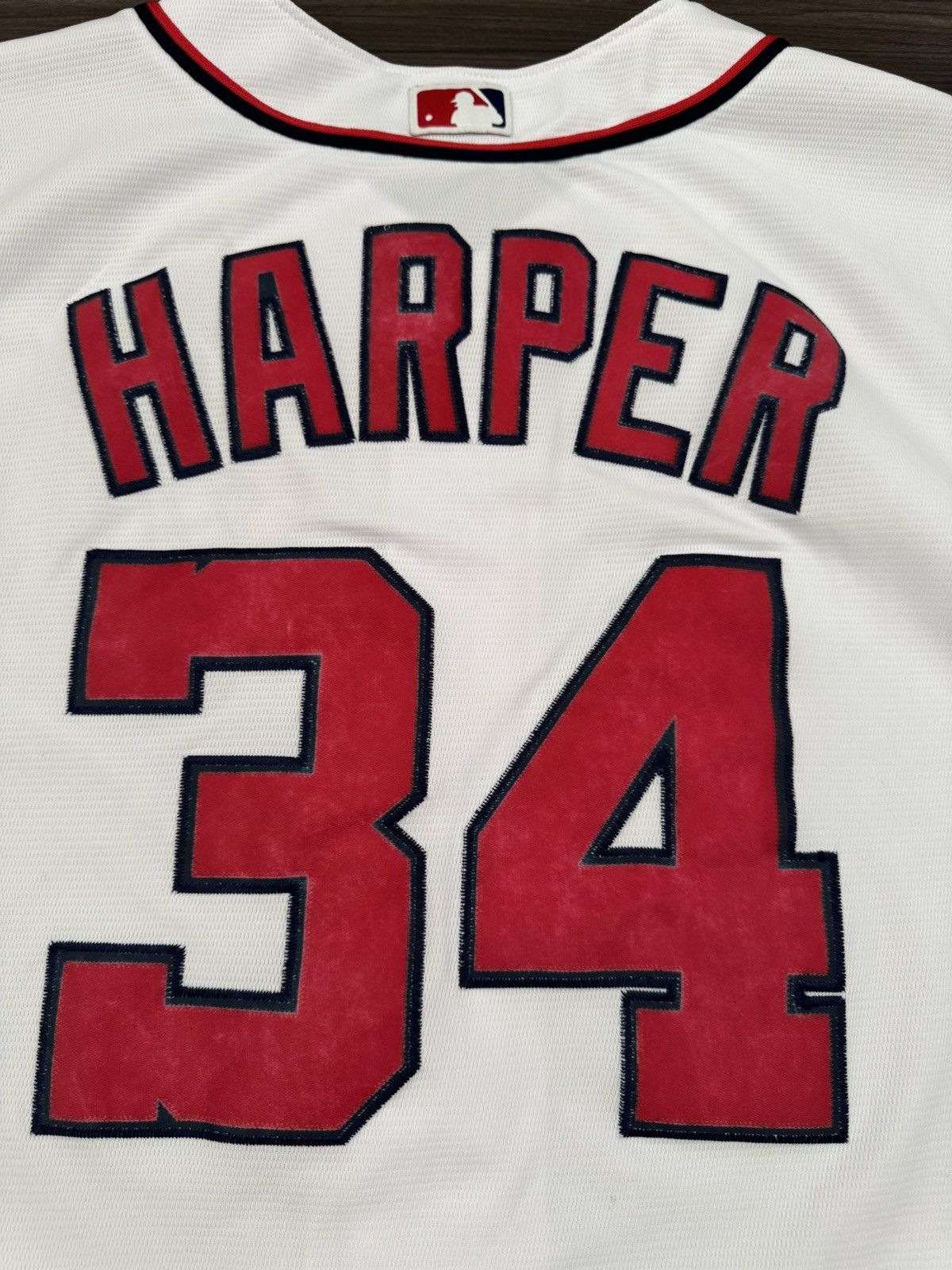 Majestic Washington Nationals Bryce Harper #34 Stitched MLB Jersey Size US XL / EU 56 / 4 - 7 Thumbnail