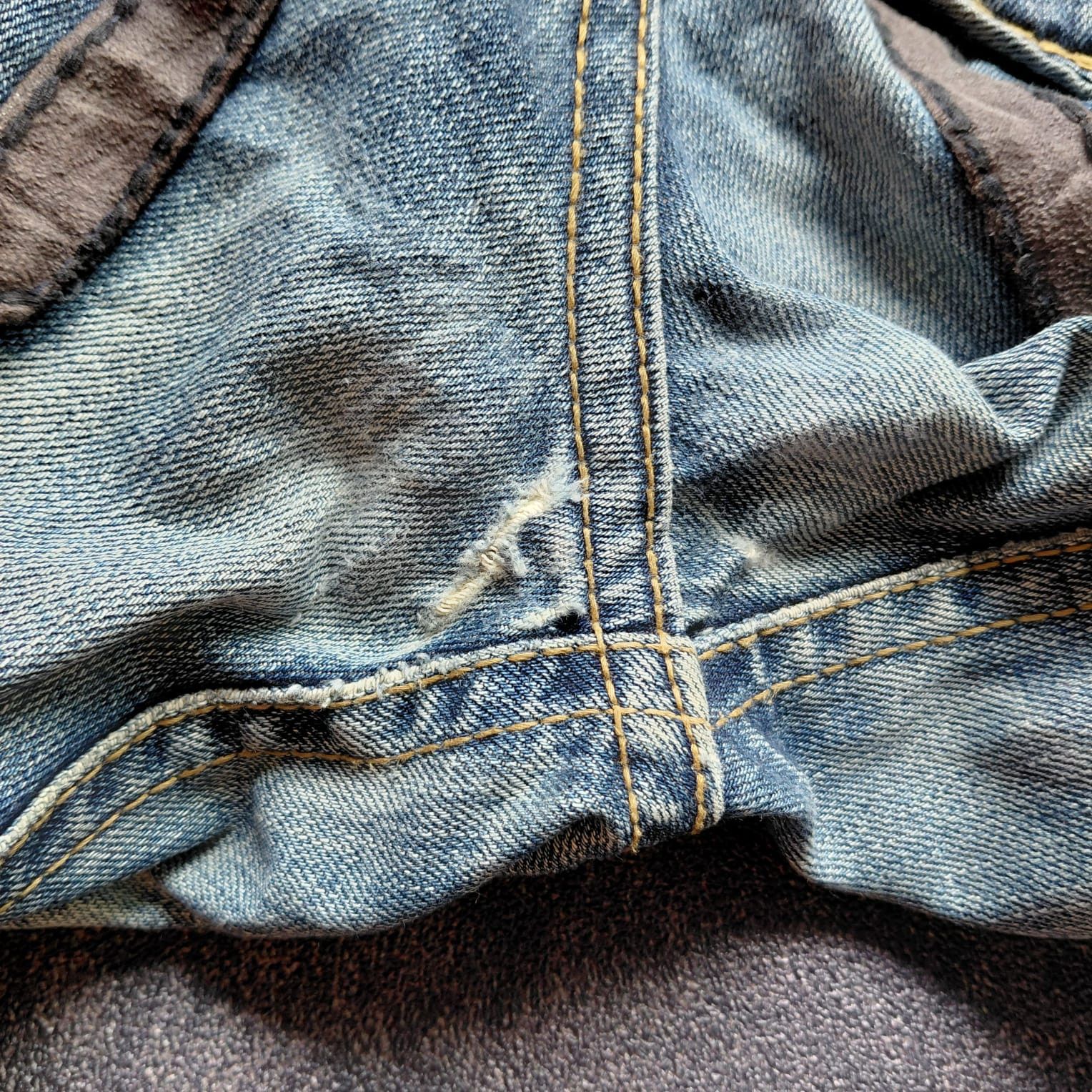 Tornado Mart Yoshitomo Nara Lolita Distresed Flare Jeans Size US 29 - 11 Thumbnail