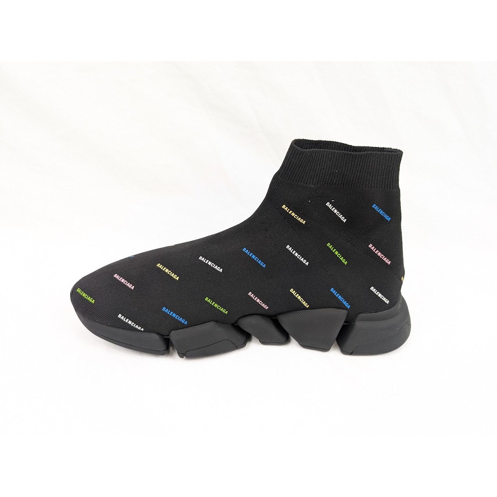 Balenciaga o1rshd1 Recycled Speed 2.0 Low-Top Sneakers Black/Multicolor Size US 13 / EU 46 - 10 Thumbnail