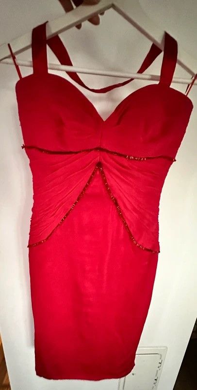 Escada Pink escada silk dress vintage Size S / US 4 / IT 40 - 1 Thumbnail