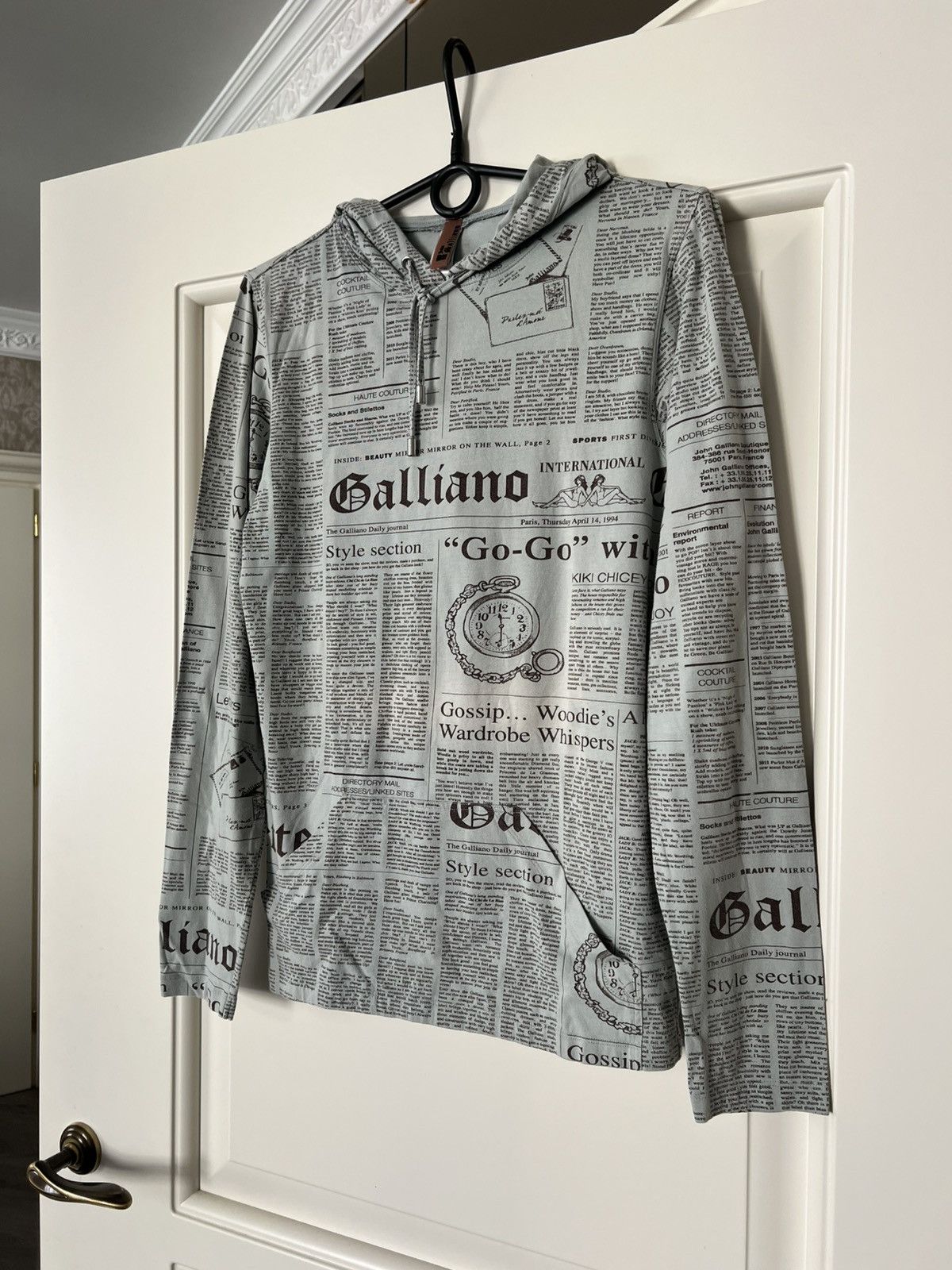 John Galliano John Galliano Gazette Hoodie Size US XS / EU 42 / 0 - 2 Thumbnail
