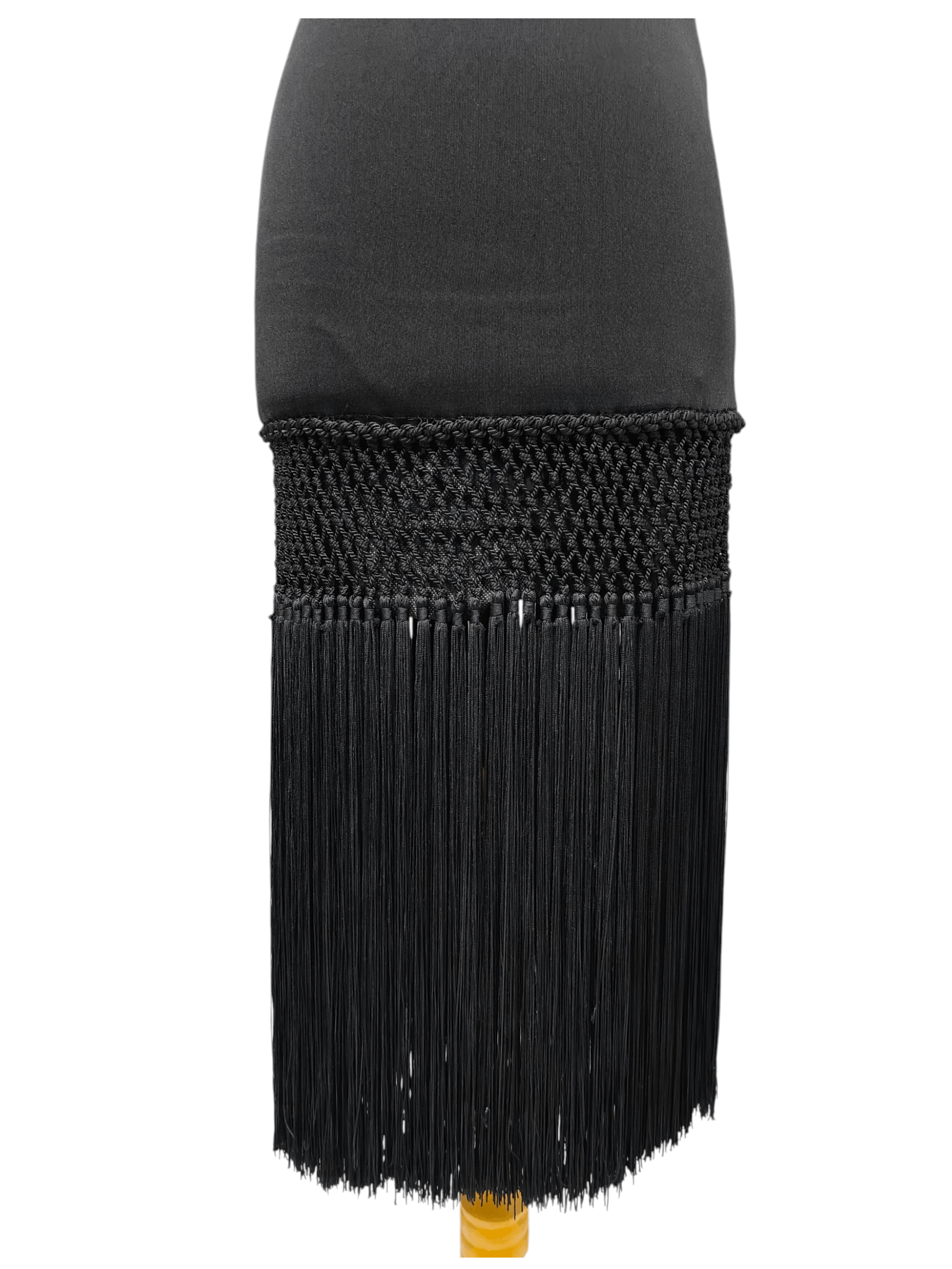 Saint Laurent Paris 70s Saint Laurent- Archive Macrame Fringe Slip Dress Size S / US 4 / IT 40 - 3 Thumbnail