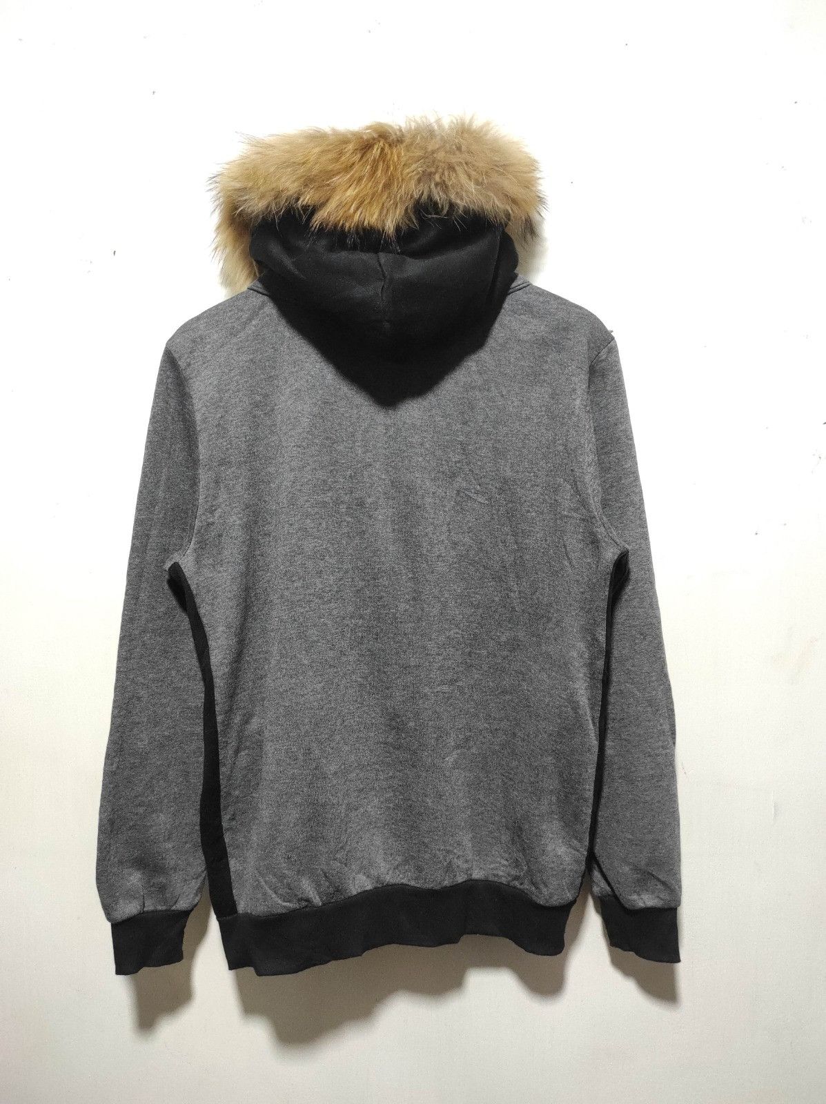 Japanese Brand Gray double layer zip fur hoodie ifsix LGB style Size US S / EU 44-46 / 1 - 9 Thumbnail