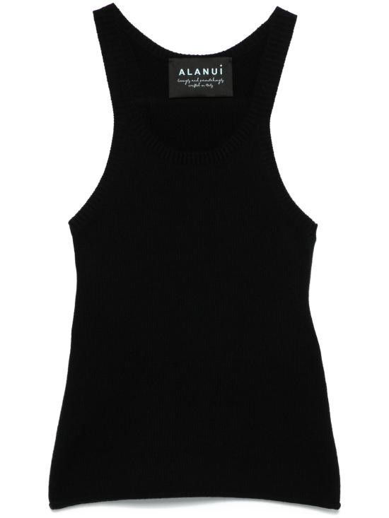 Alanui ALANUI Women Tops LWHT005R25KNI001 1000 BLACK Size M / US 6-8 / IT 42-44 - 1 Thumbnail