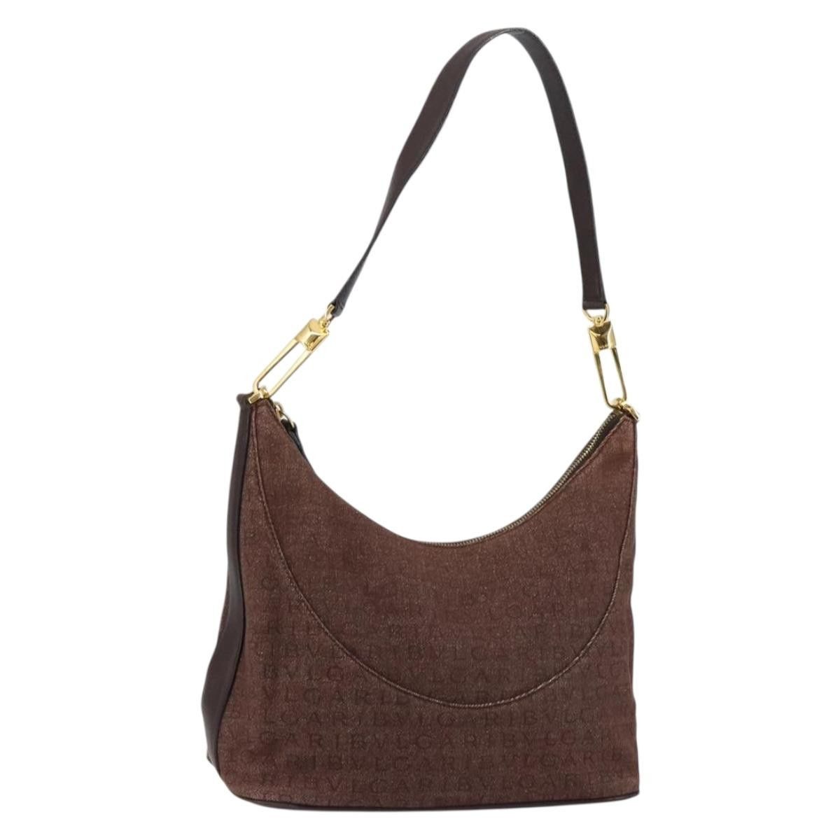 Bvlgari Bvlgari Logomania Shoulder Bag Canvas with Leather Size ONE SIZE - 1 Thumbnail