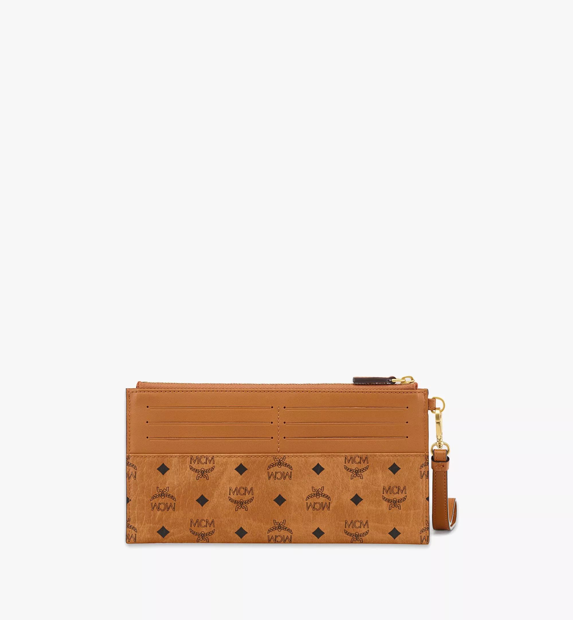 MCM o1mt1gz0625 Size: OS / Large Card Case in Brown Size ONE SIZE - 3 Thumbnail