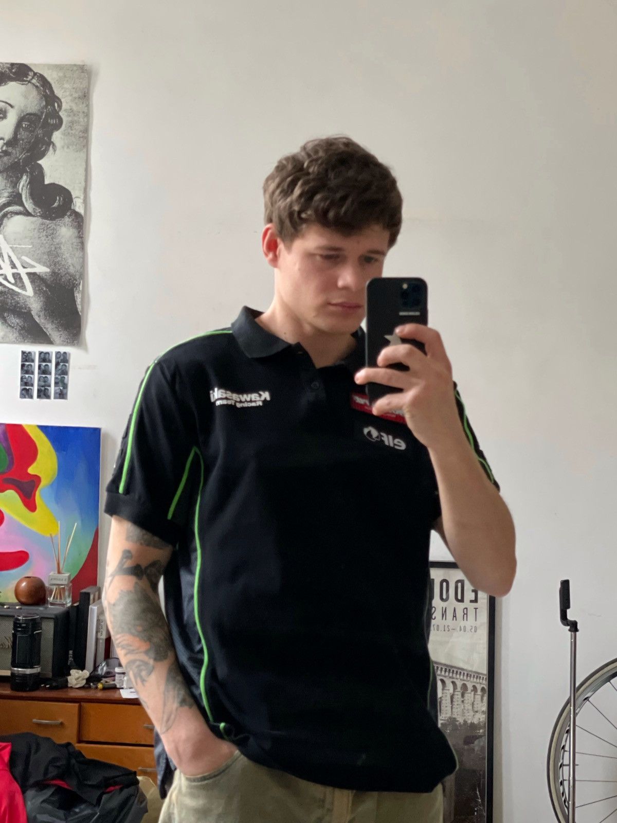 Japanese Brand Kawasaki racing team polo tee Japanese Brand Size US M / EU 48-50 / 2 - 8 Thumbnail
