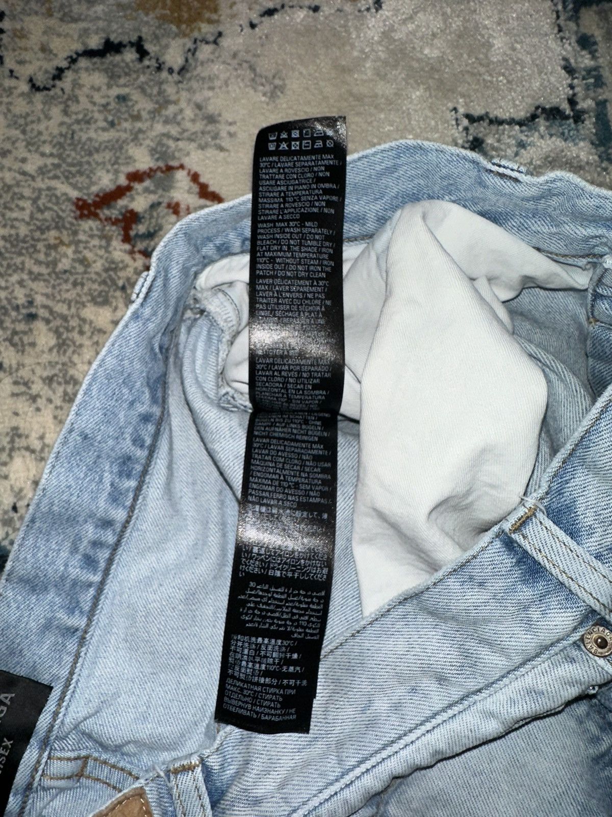 Balenciaga Balenciaga Denim Size Sticker Jeans Medium Size US 32 / EU 48 - 8 Thumbnail