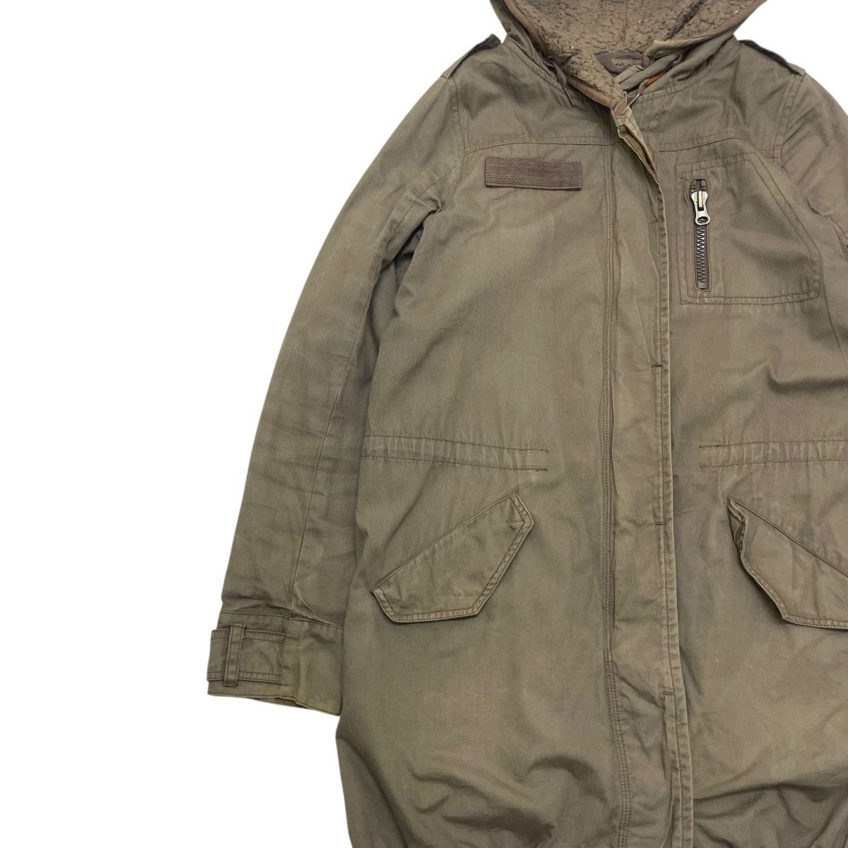 If Six Was Nine 💥Vintage Sunfaded GOA Parka Fishtail Jacket Size M / US 6-8 / IT 42-44 - 5 Thumbnail