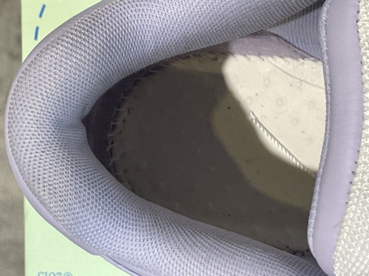 Off-White Off-White Out Of Office Calf Leather Sneakers White/Purple Size US 10 / IT 40 - 14 Thumbnail