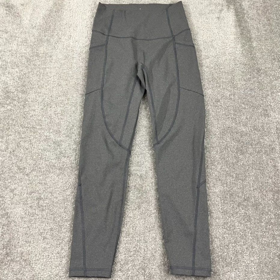 Everlane Everlane Leggings Womens Medium 26" Gray Perform Hidden Pocket Yoga Gym Run Size 32" / US 10 / IT 46 - 2 Thumbnail
