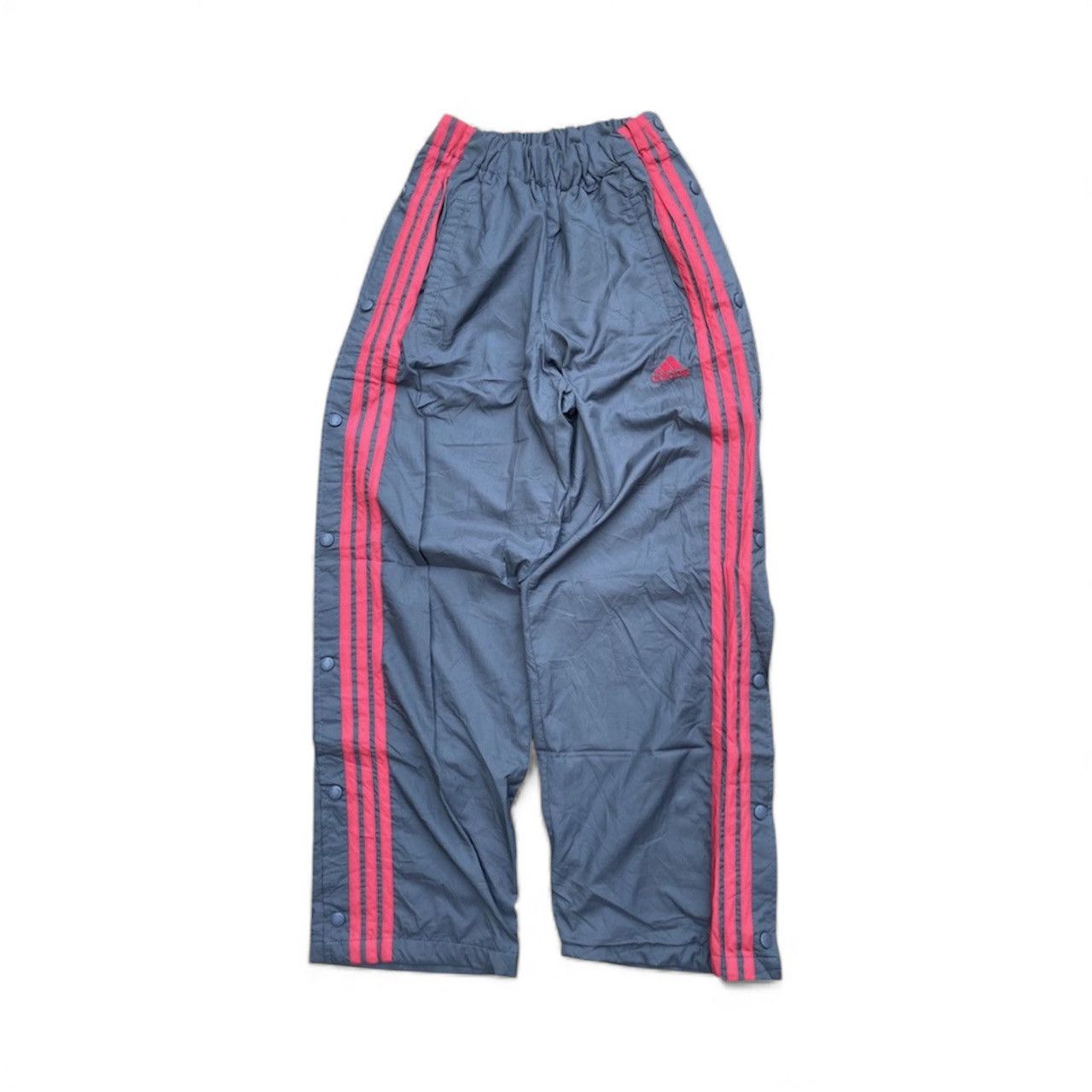 Vintage Vintage OG Adidas Snap Button Unisex Baggy Wide Track Pants Size US 32 / EU 48 - 1 Thumbnail