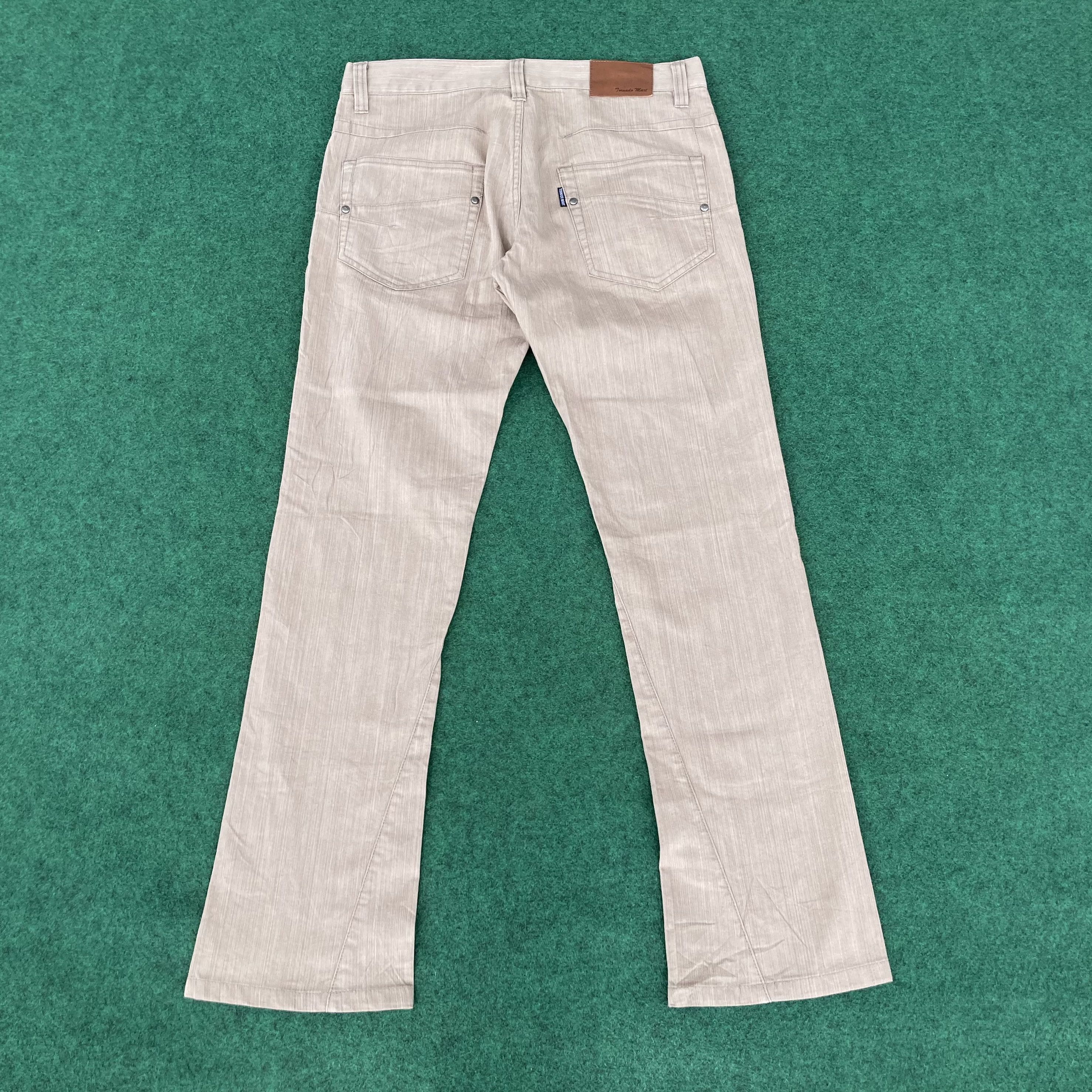 Tornado Mart × Vintage Vtg Tornado Mart Trouser Men Punk Flared Jeans Size US 31 - 9 Thumbnail