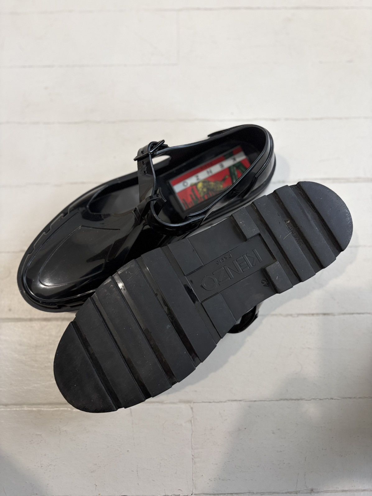 Kenzo Kenzo Rubber Mary Jane Sandals Size US 9 / EU 42 - 2 Thumbnail