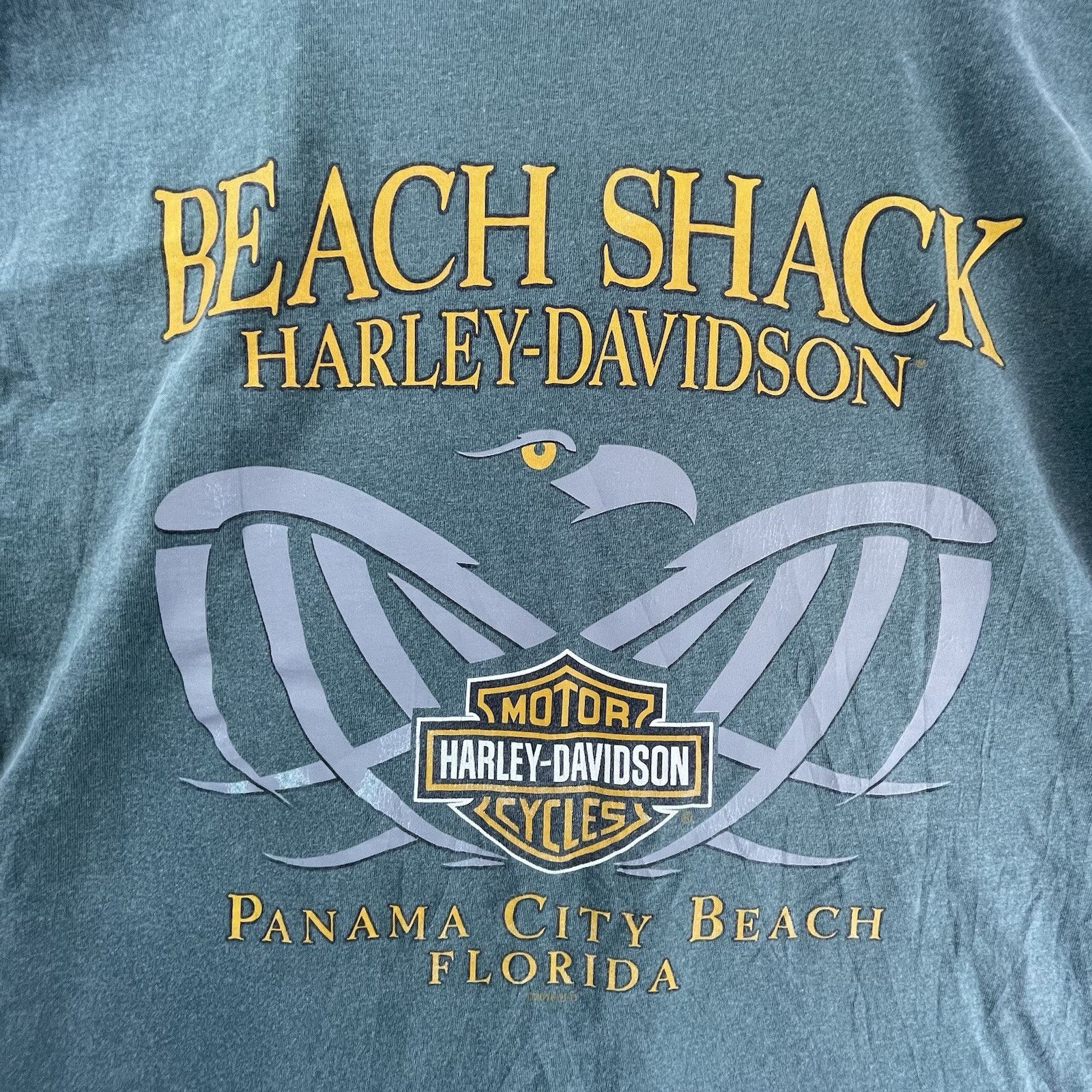 Harley Davidson Harley Davidson Shirt XL Skull Beach Shack Panama City Beach Size US L / EU 52-54 / 3 - 4 Thumbnail